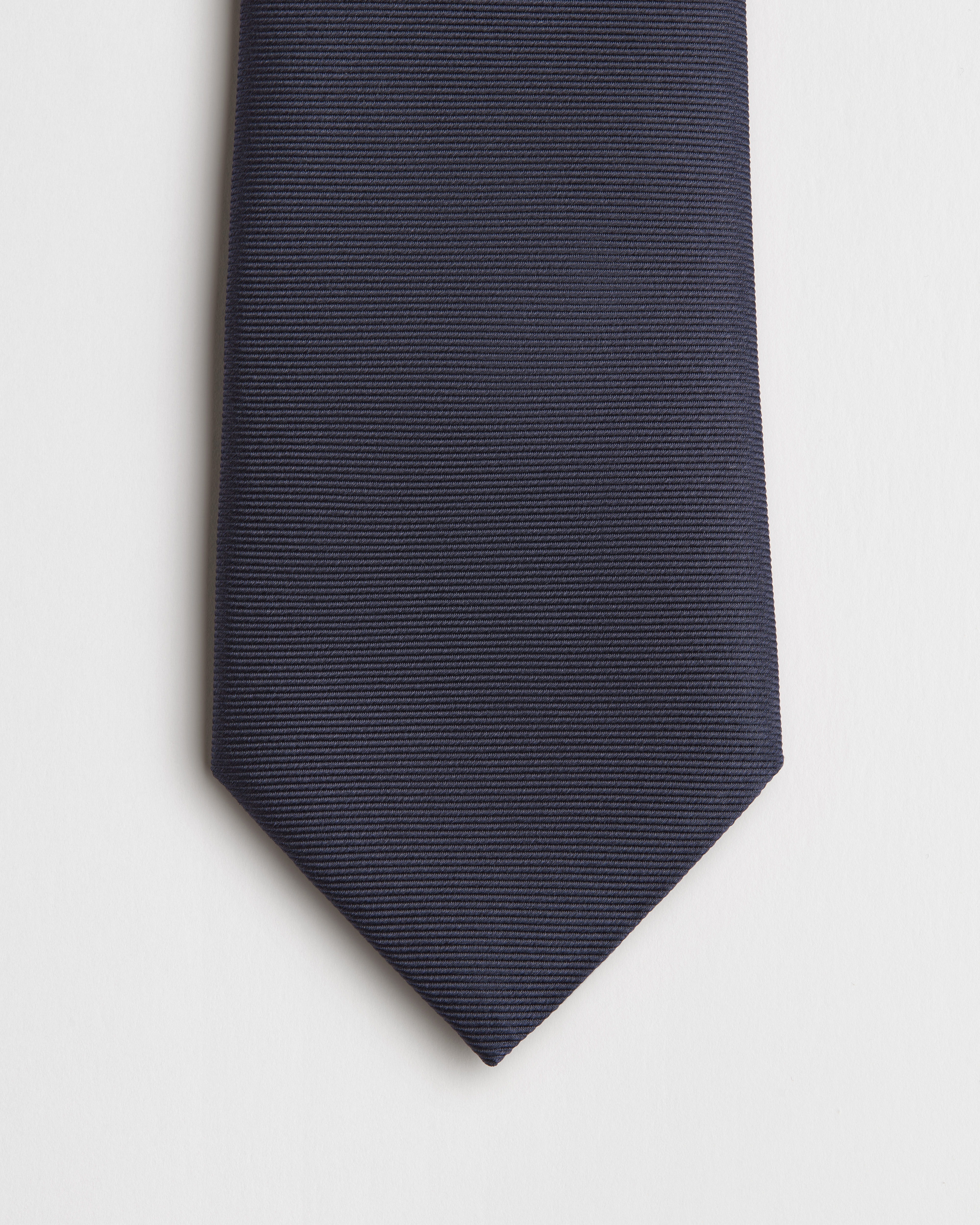 Cravate Dior Clover Soie bleu marine E09