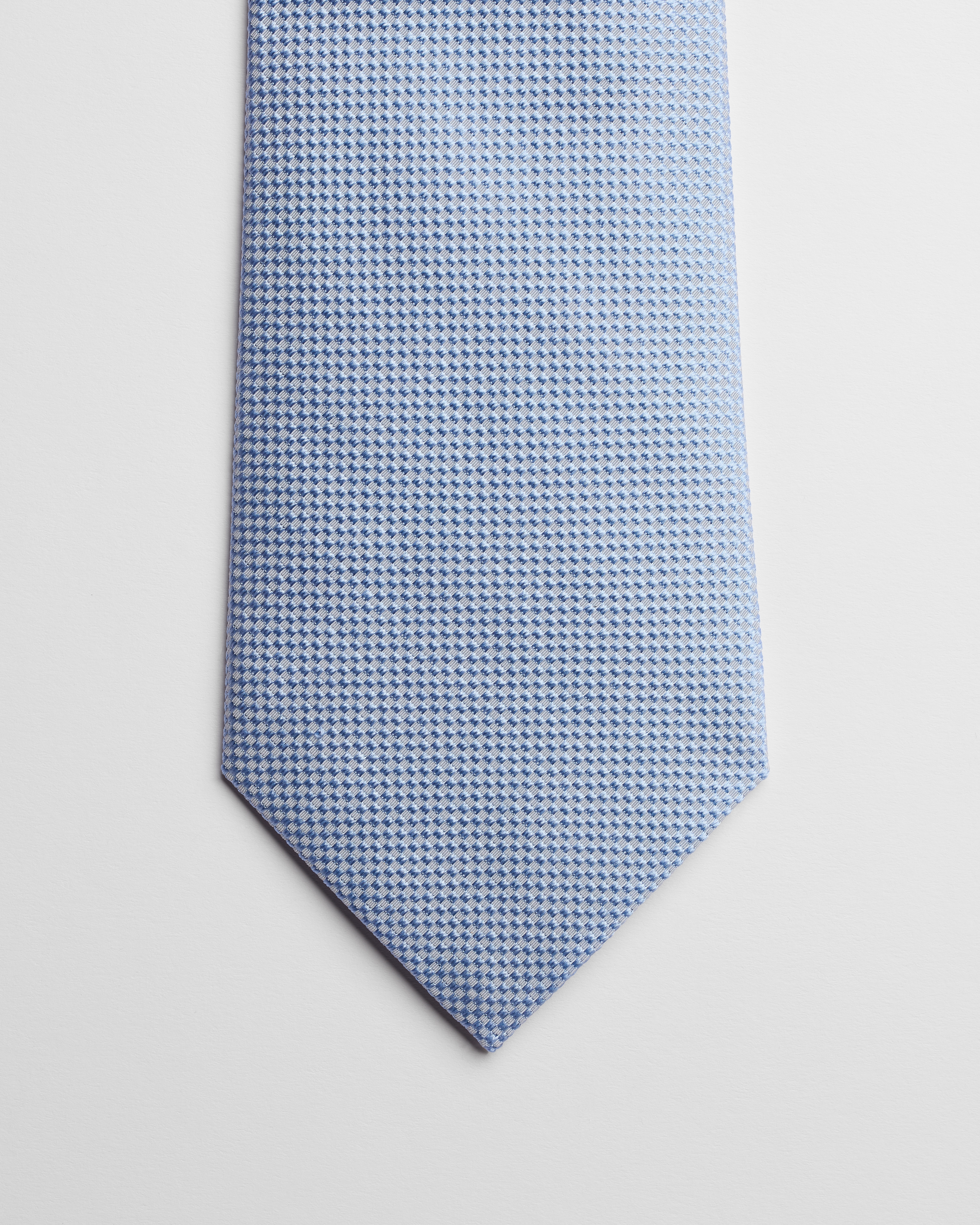 Corbata con nudo Eldredge Seda azul claro E10