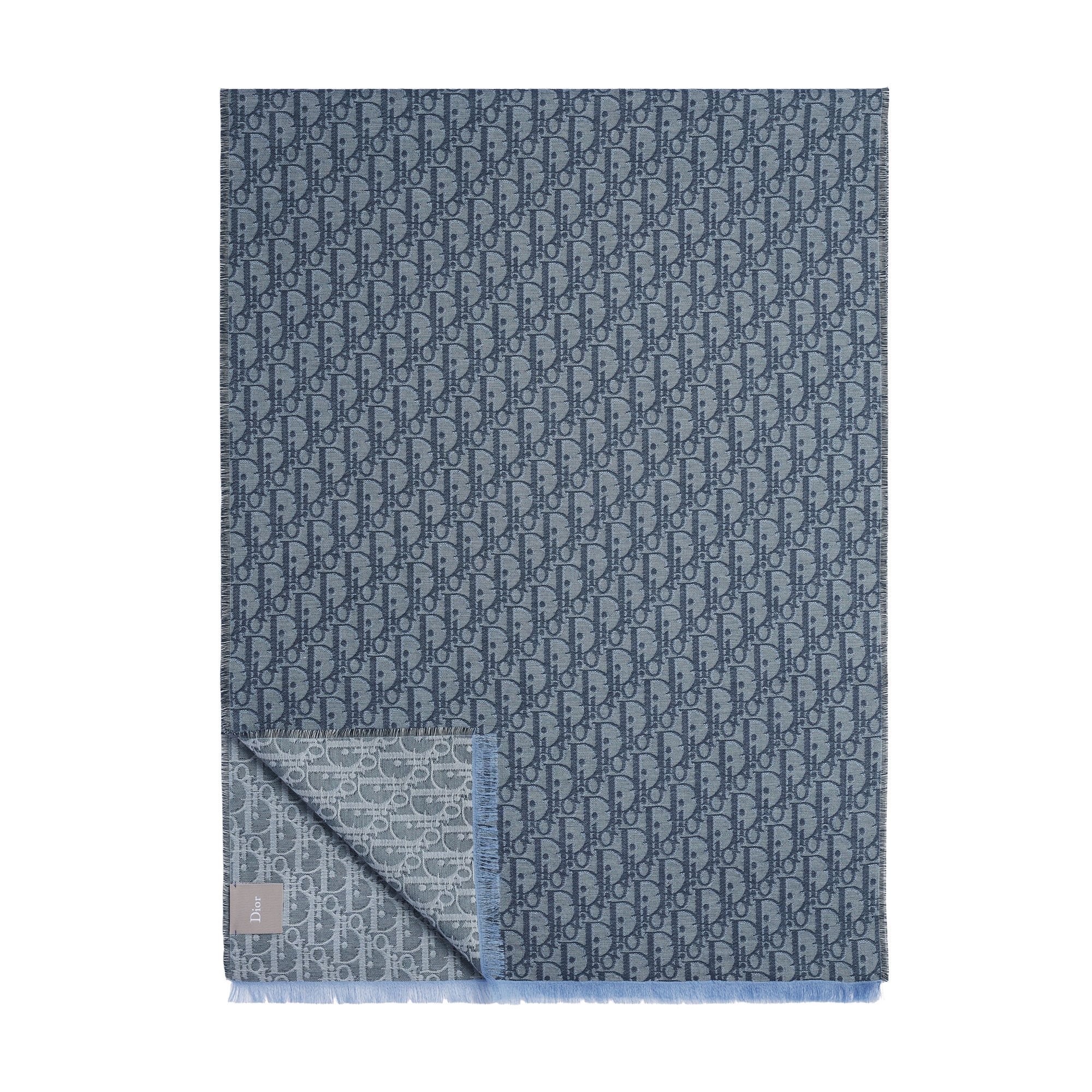  Blauw katoen, wol en zijde