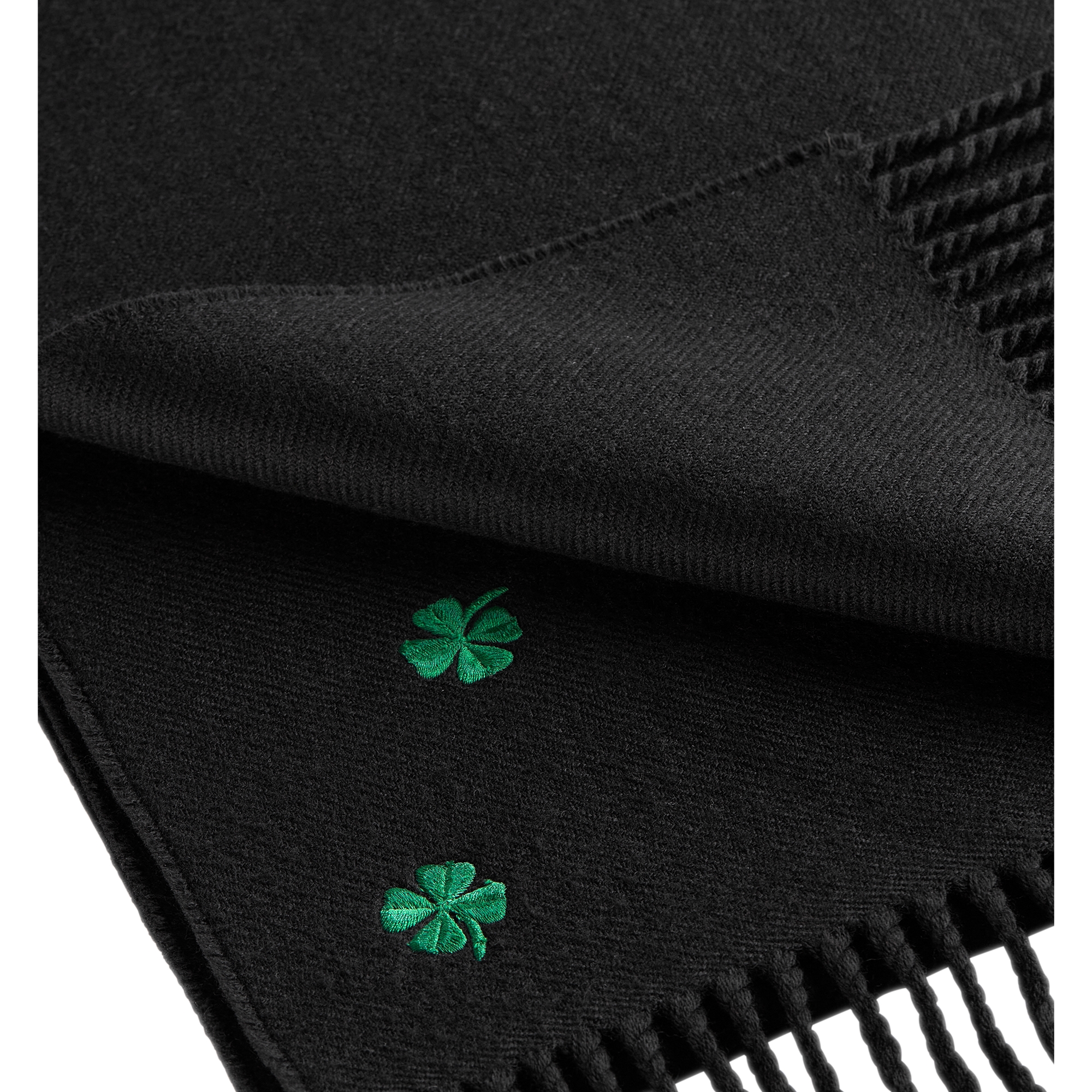 Dior Clover Scarf Black Wool E09