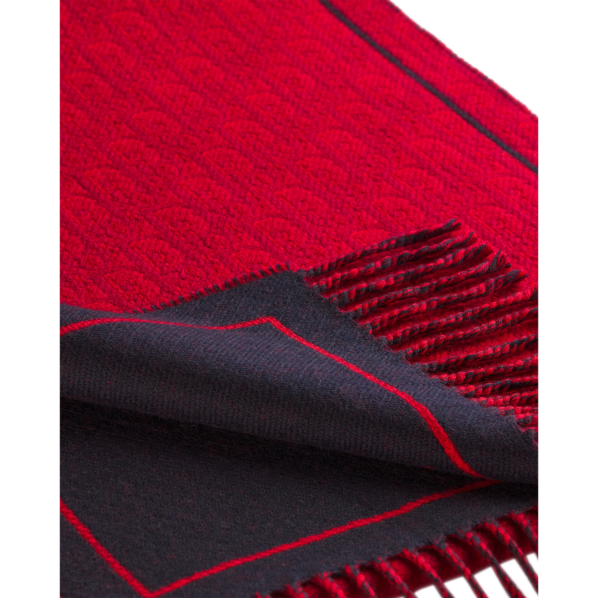 Dior Oblique Scarf Red Wool E10