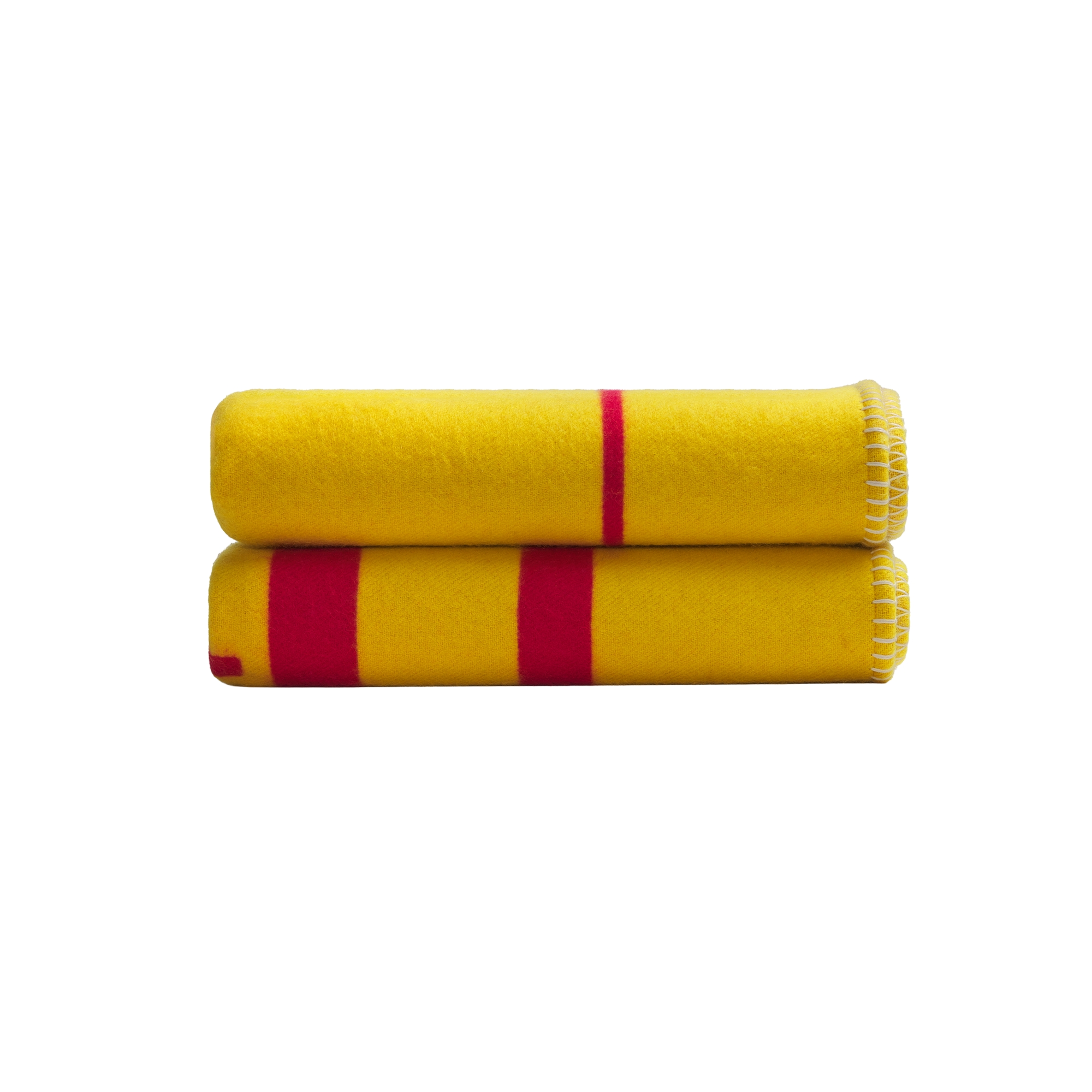 Blanket Yellow and Red Cashmere E10
