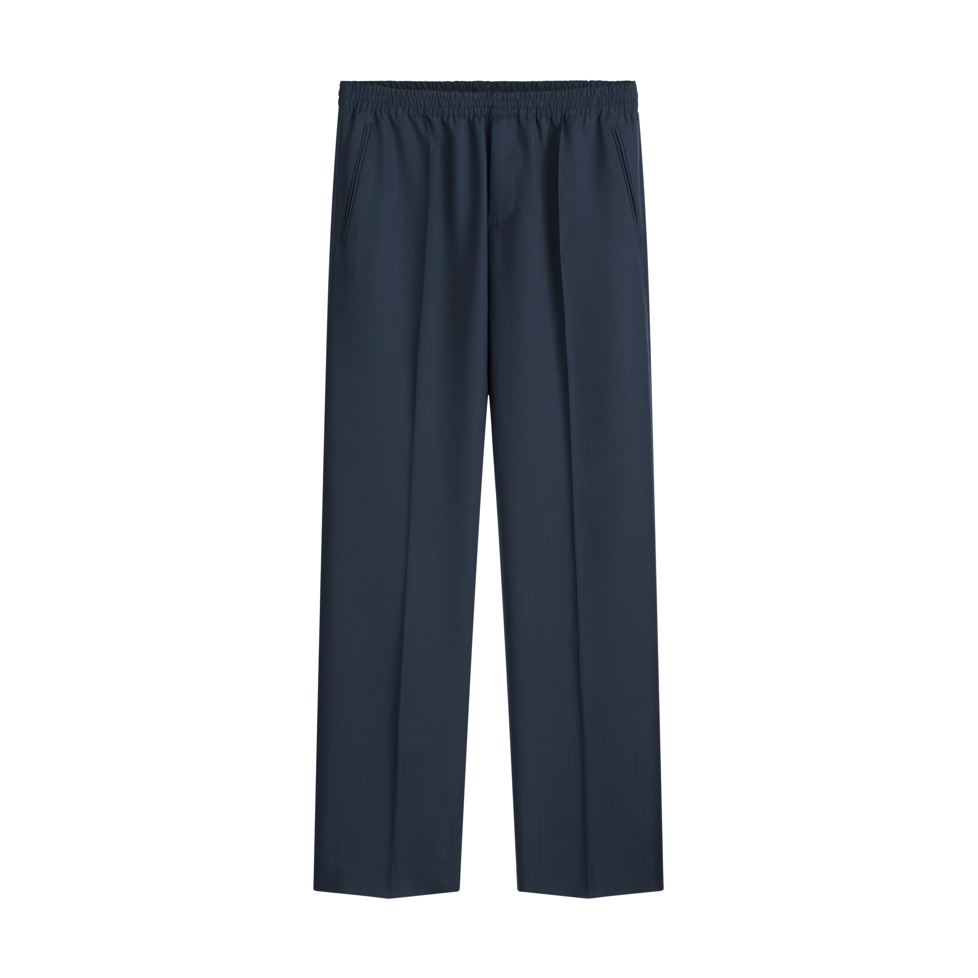 ディオール【美品】ウール　トラックパンツ　21W　Dior Tailored Track Pants Blue Striped Virgin Wool Twill | DIOR