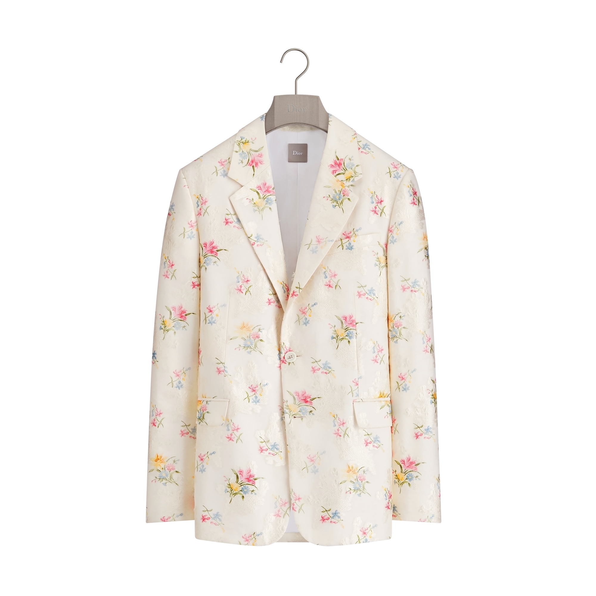 Single-Breasted Jacket White Dior Secret Garden Silk Organza | DIOR
