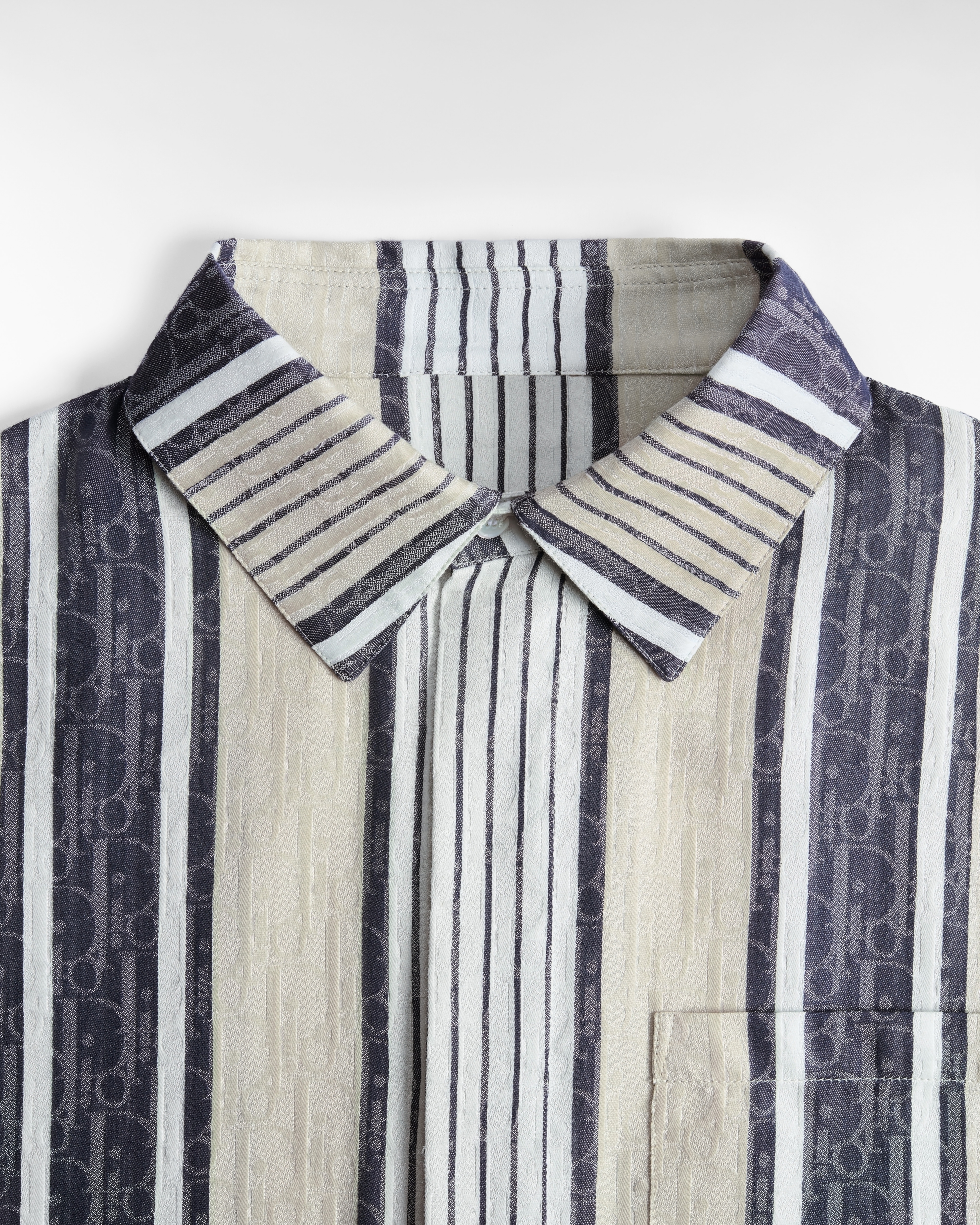 Dioriviera Dior Oblique Sun Stripes Short-Sleeved Shirt