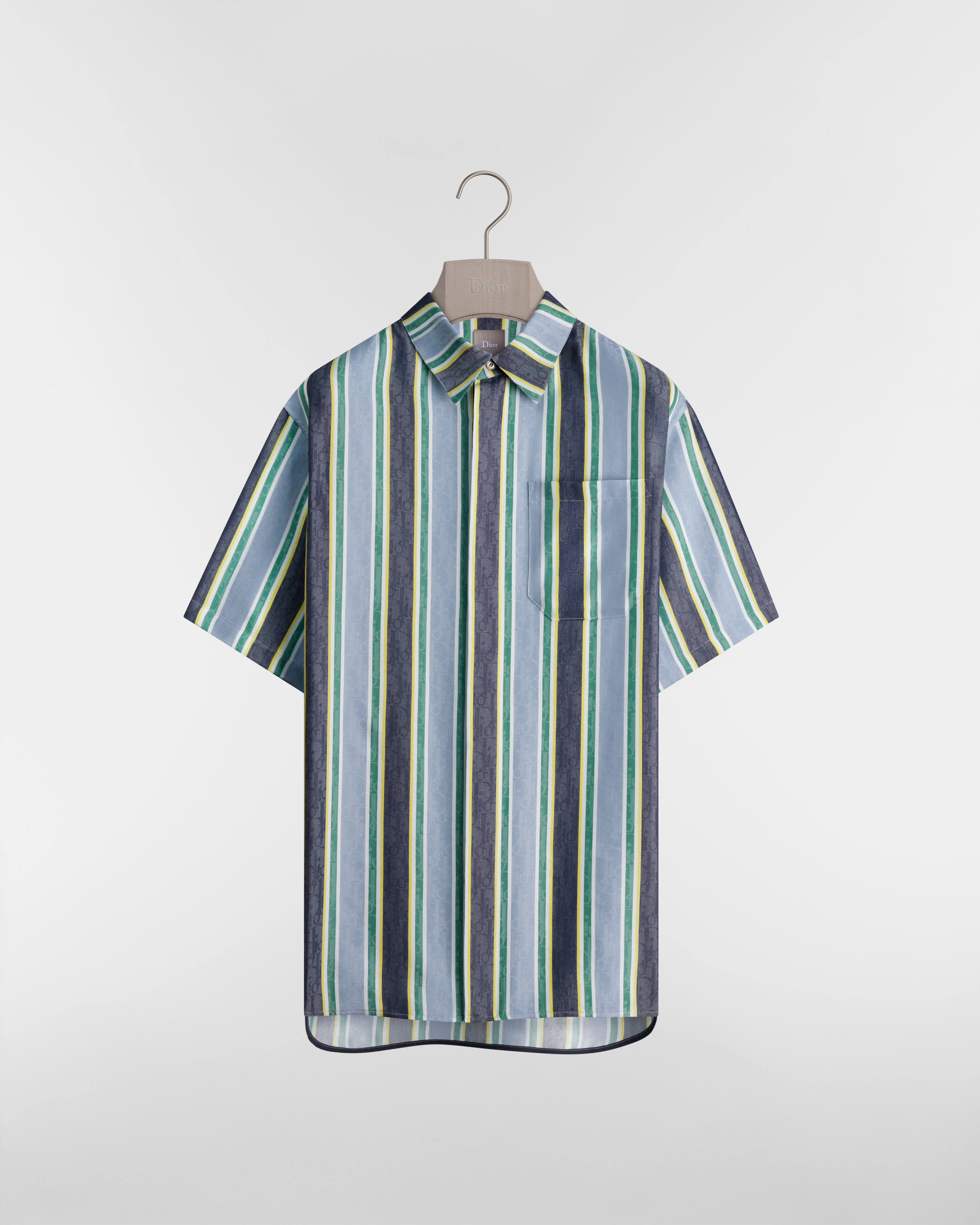 Dioriviera Dior Oblique Sun Stripes Short-Sleeved Shirt