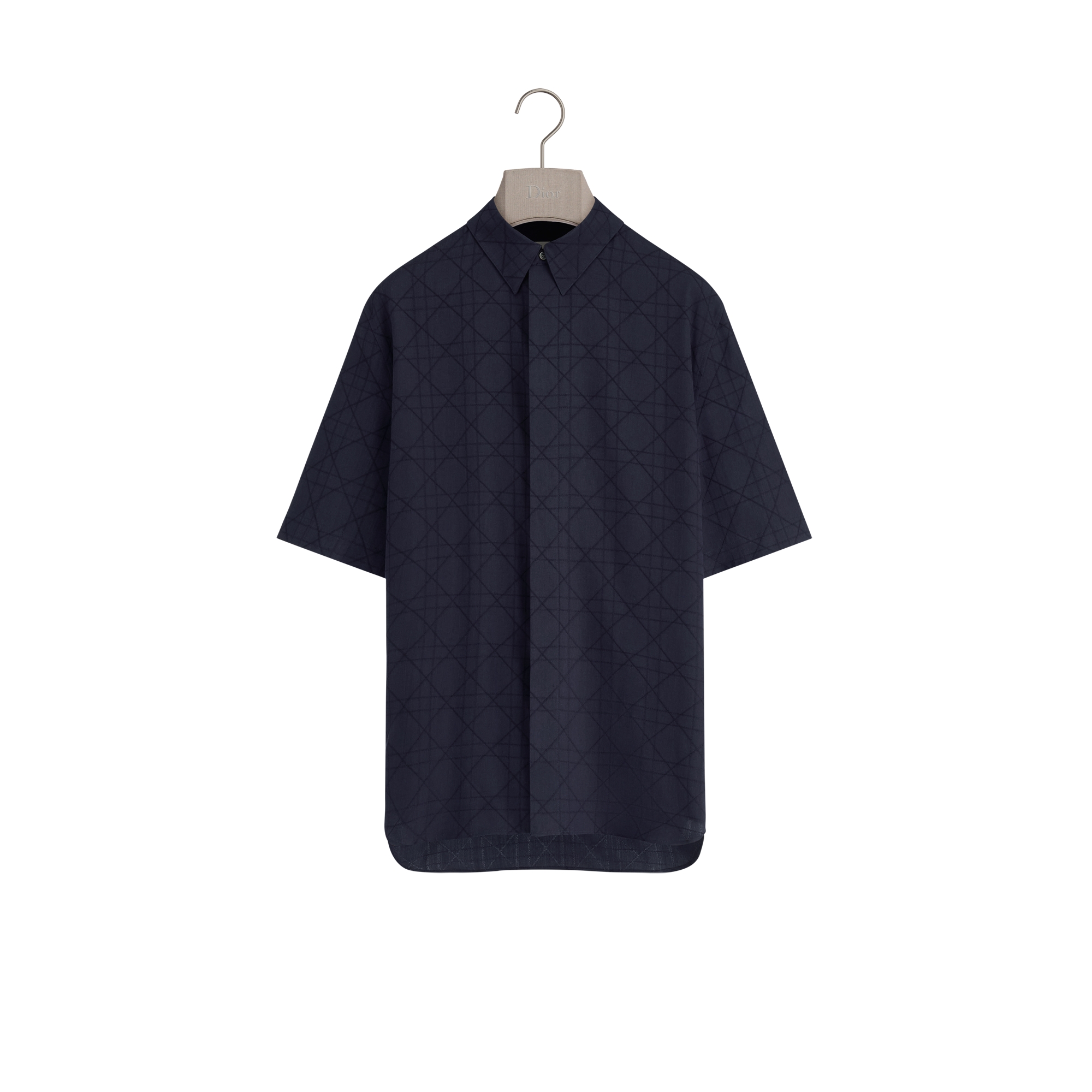  Navy Blue Silk Blend
