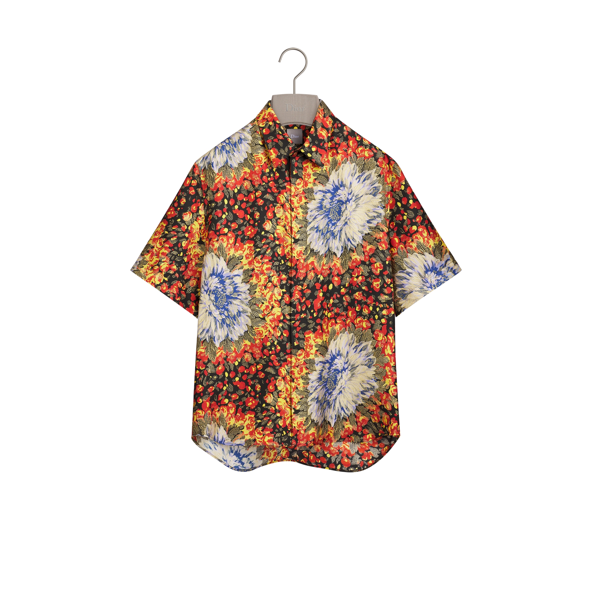 Dior Byzance Short-Sleeved Shirt Multicolor Silk Jacquard | DIOR