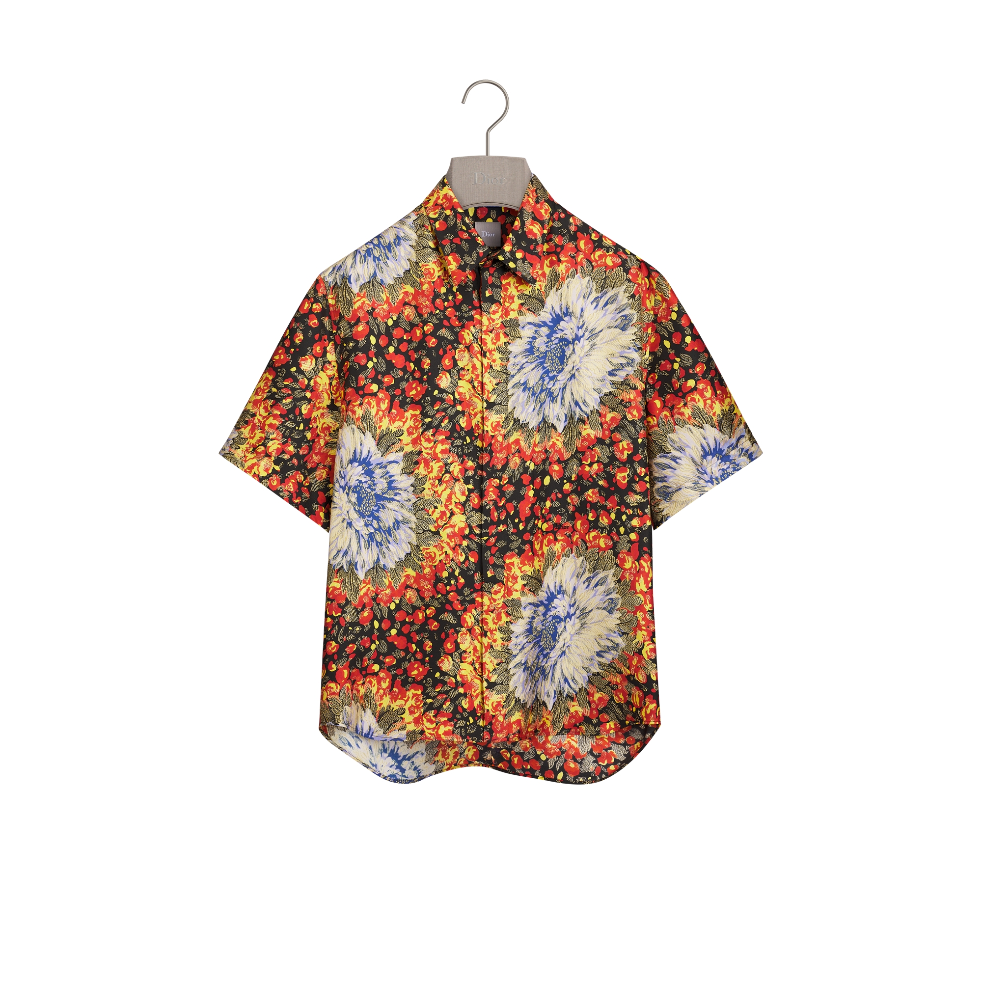 Dior Byzance Short-Sleeved Shirt Multicolor Silk Jacquard | DIOR