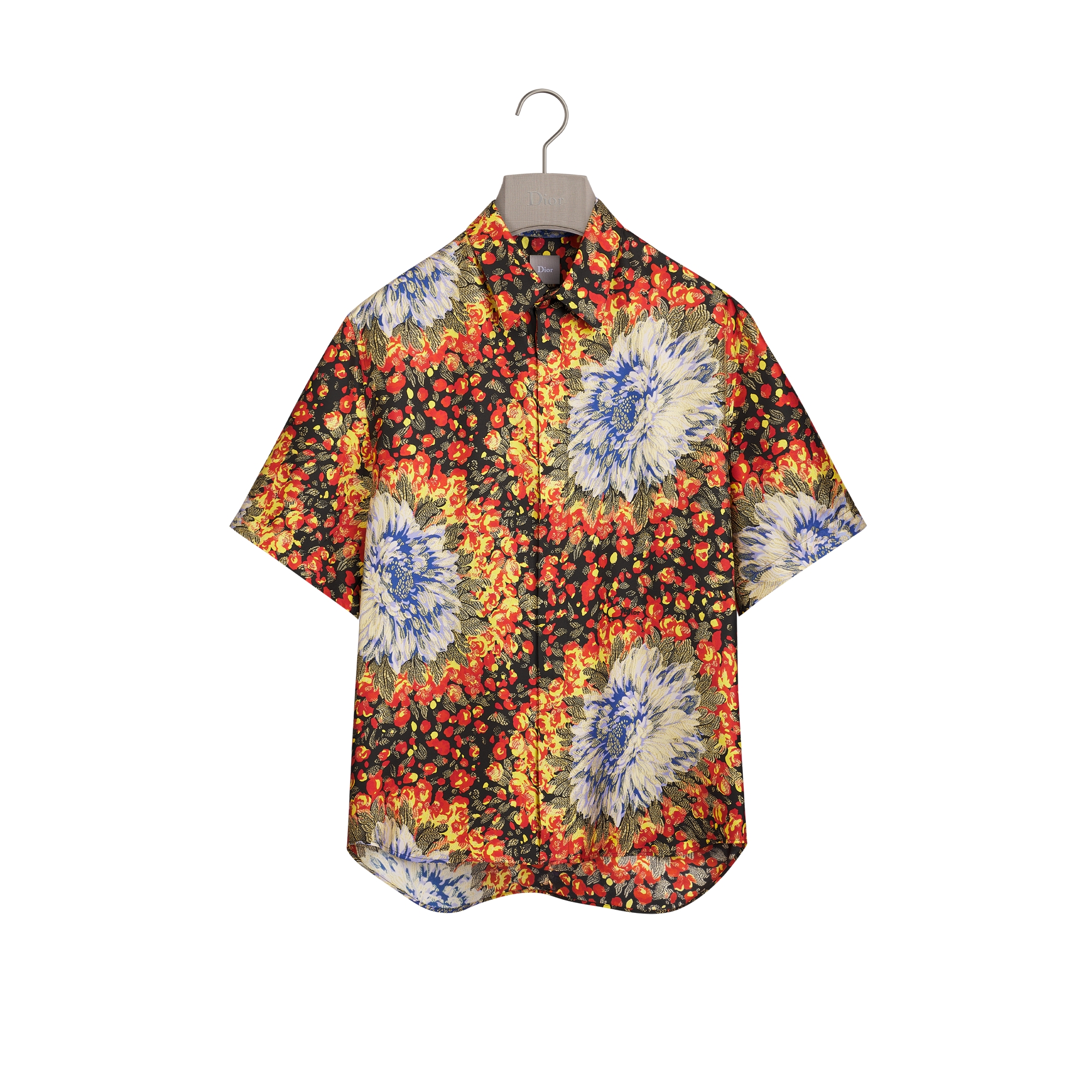 Dior Byzance Short-Sleeved Shirt Multicolor Silk Jacquard | DIOR SA