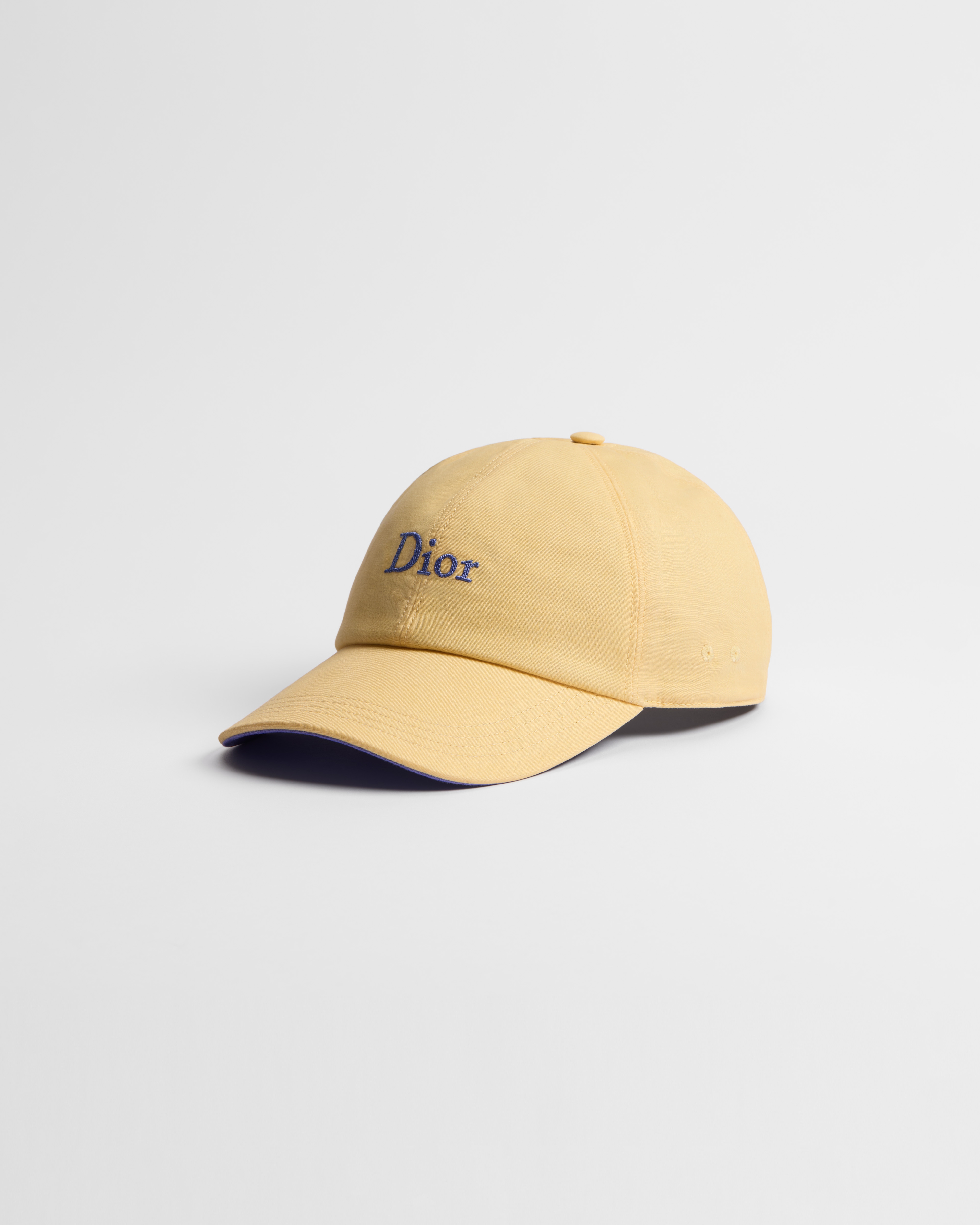 Dior Cap Baumwollcanvas in Gelb E03