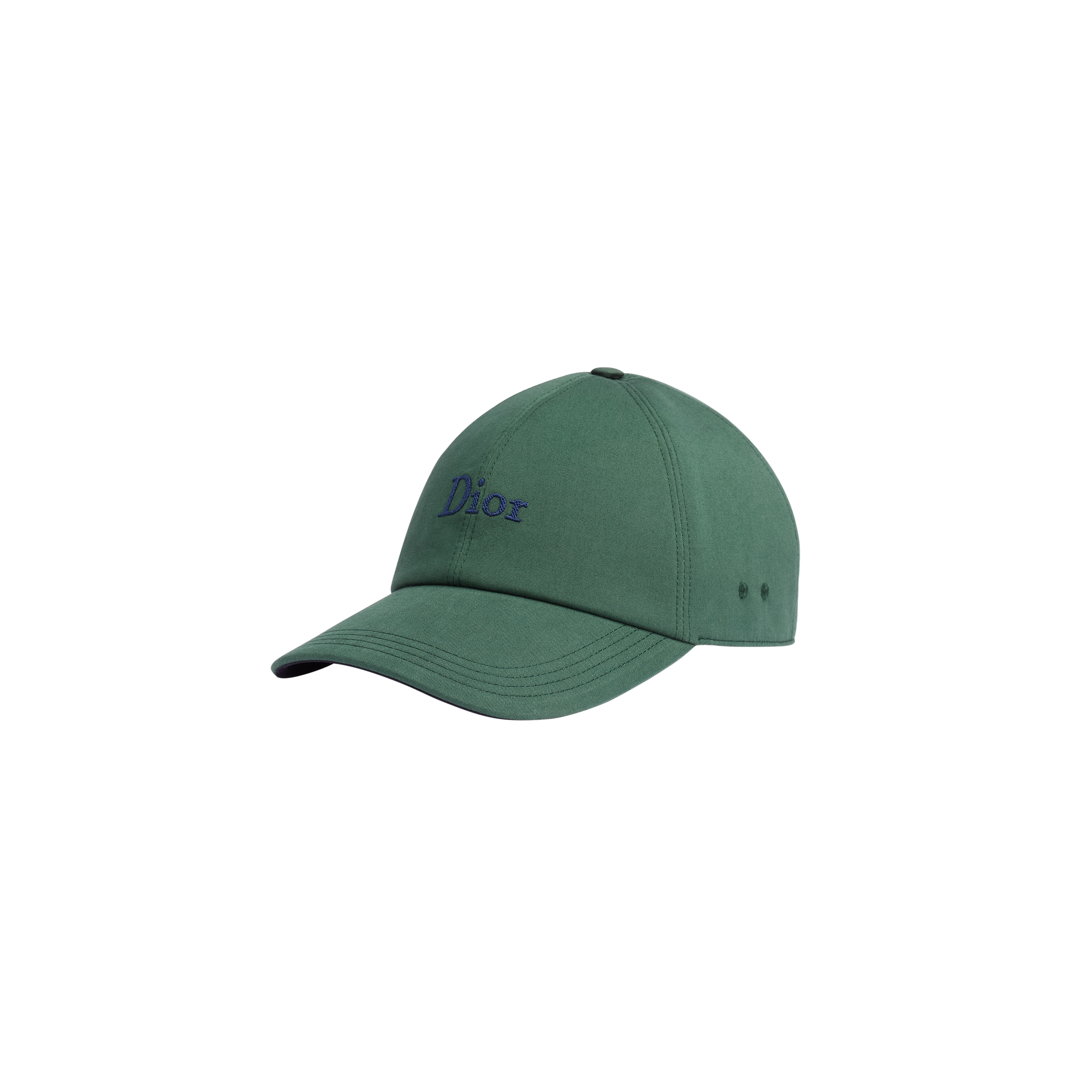 Dior Cap Green Cotton Canvas E03