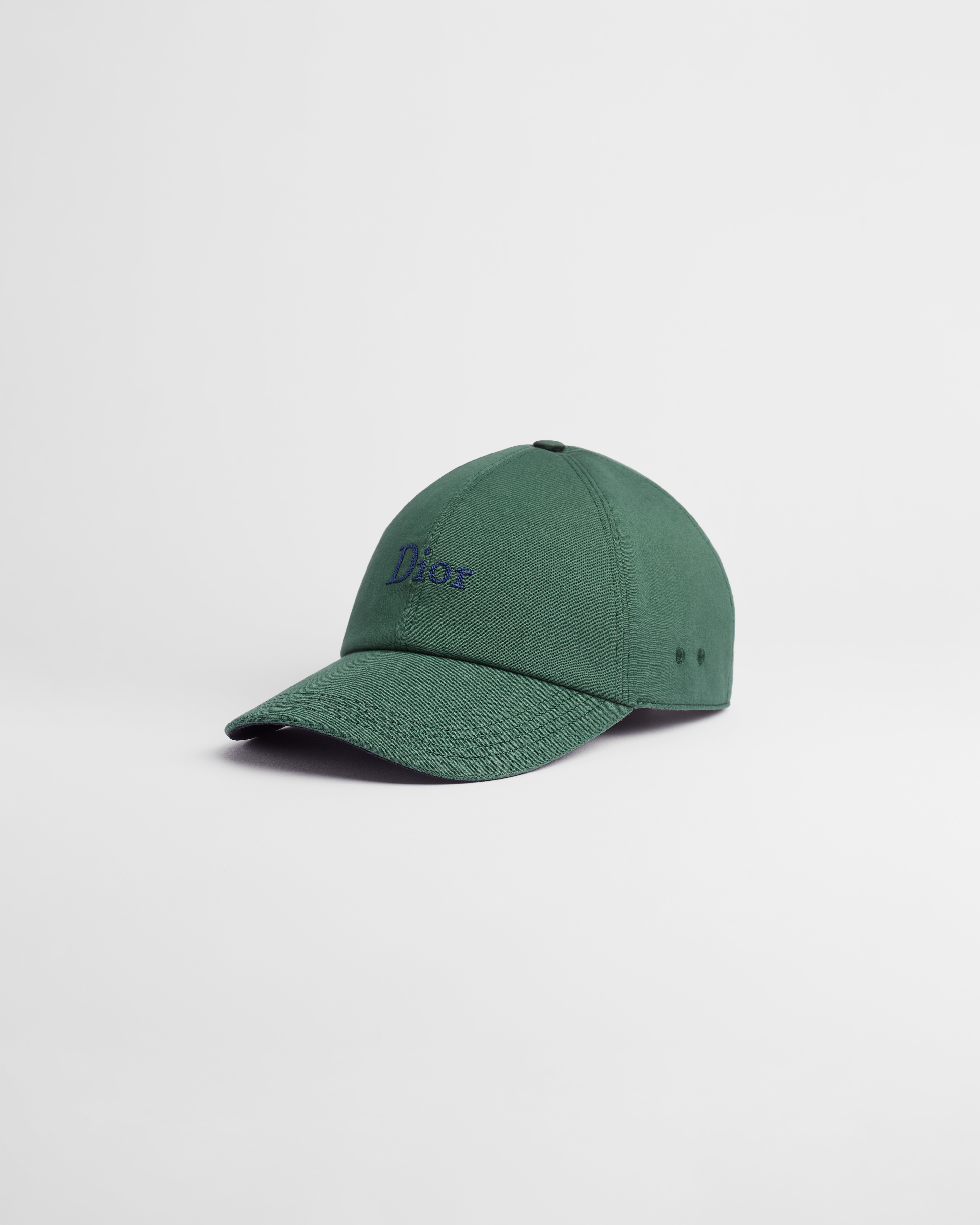 Dior Cap Green Cotton Canvas E03