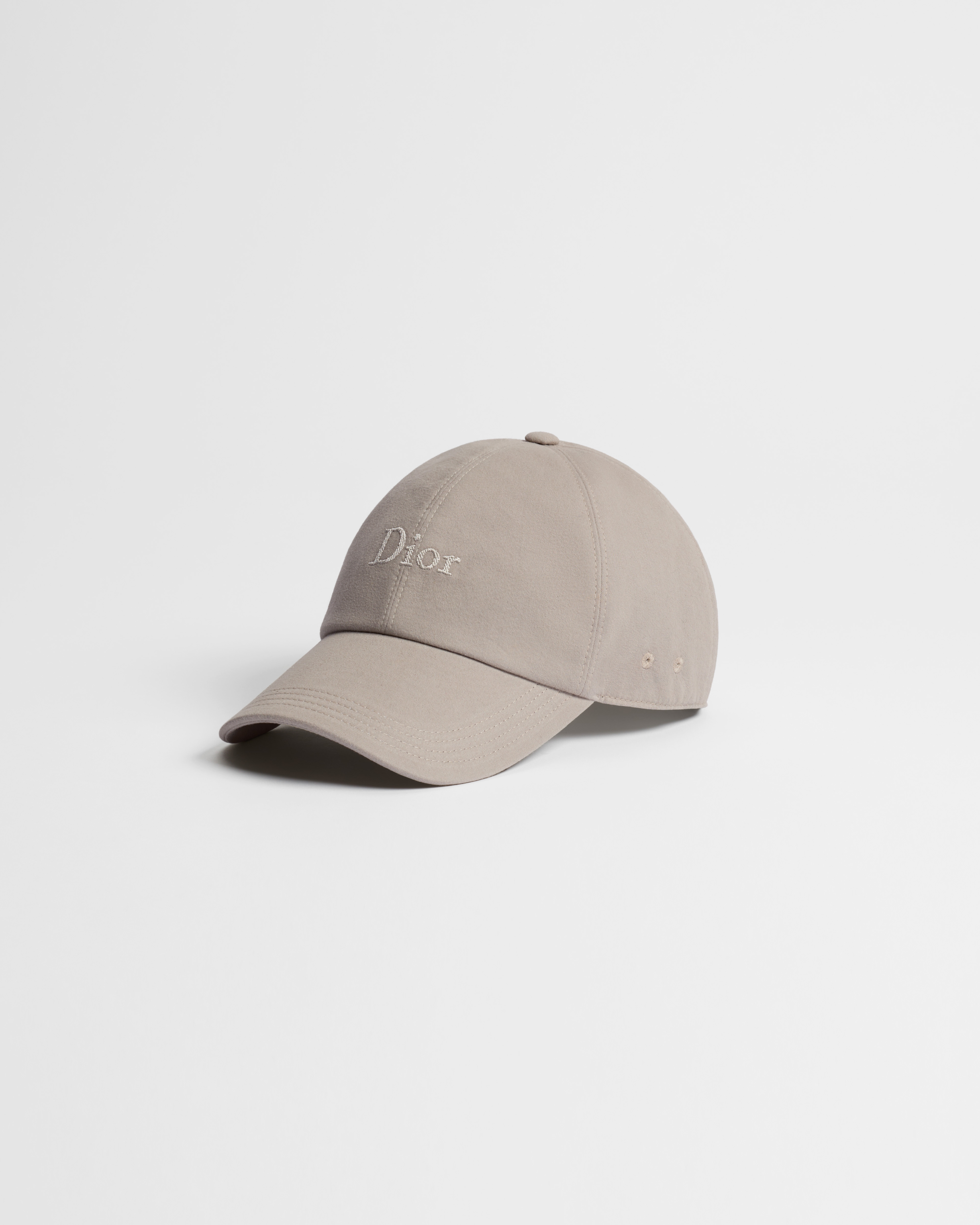 Dior Crafty Cap Gray Cotton Canvas E03
