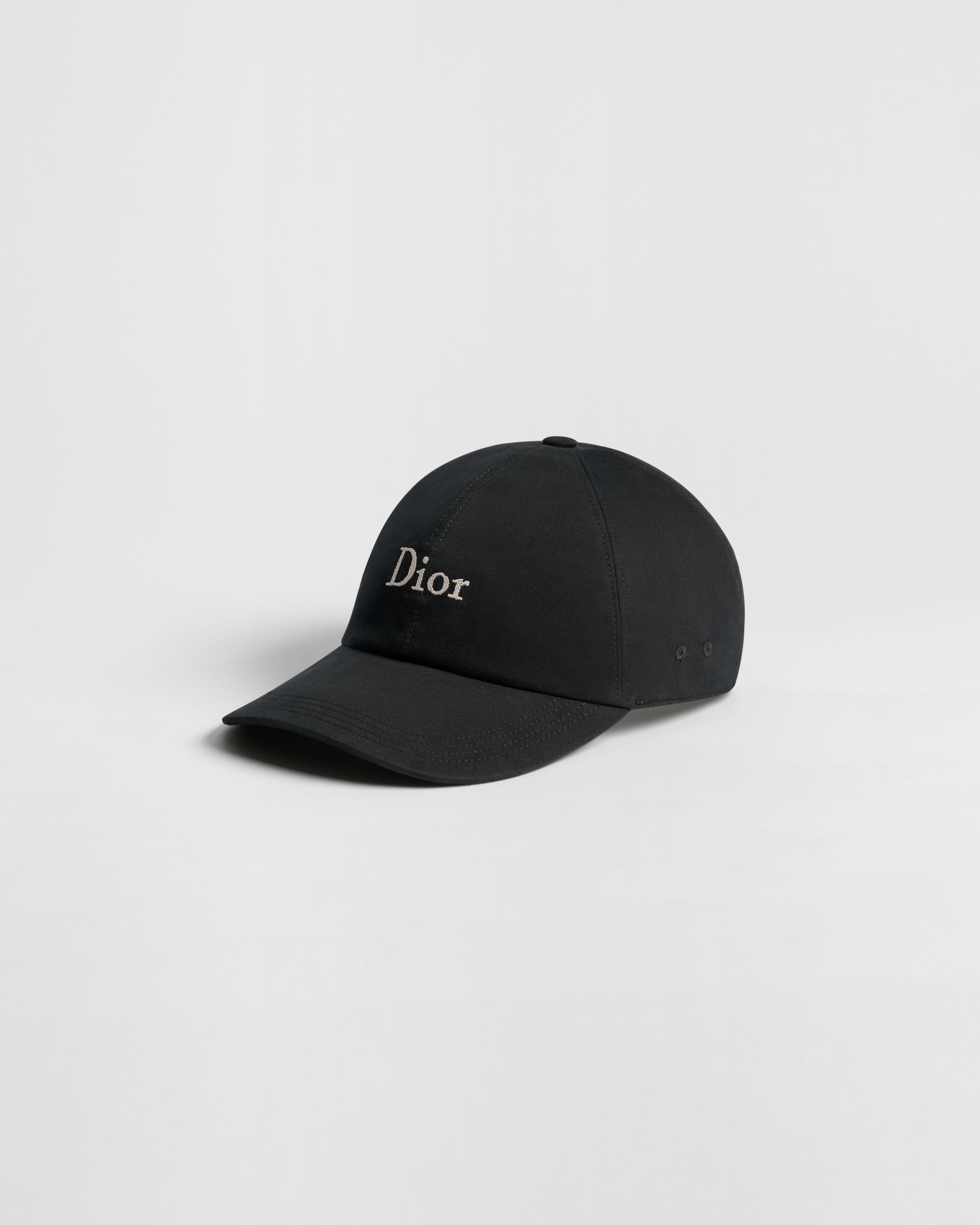 Dior Crafty Cap Black Cotton Canvas E03
