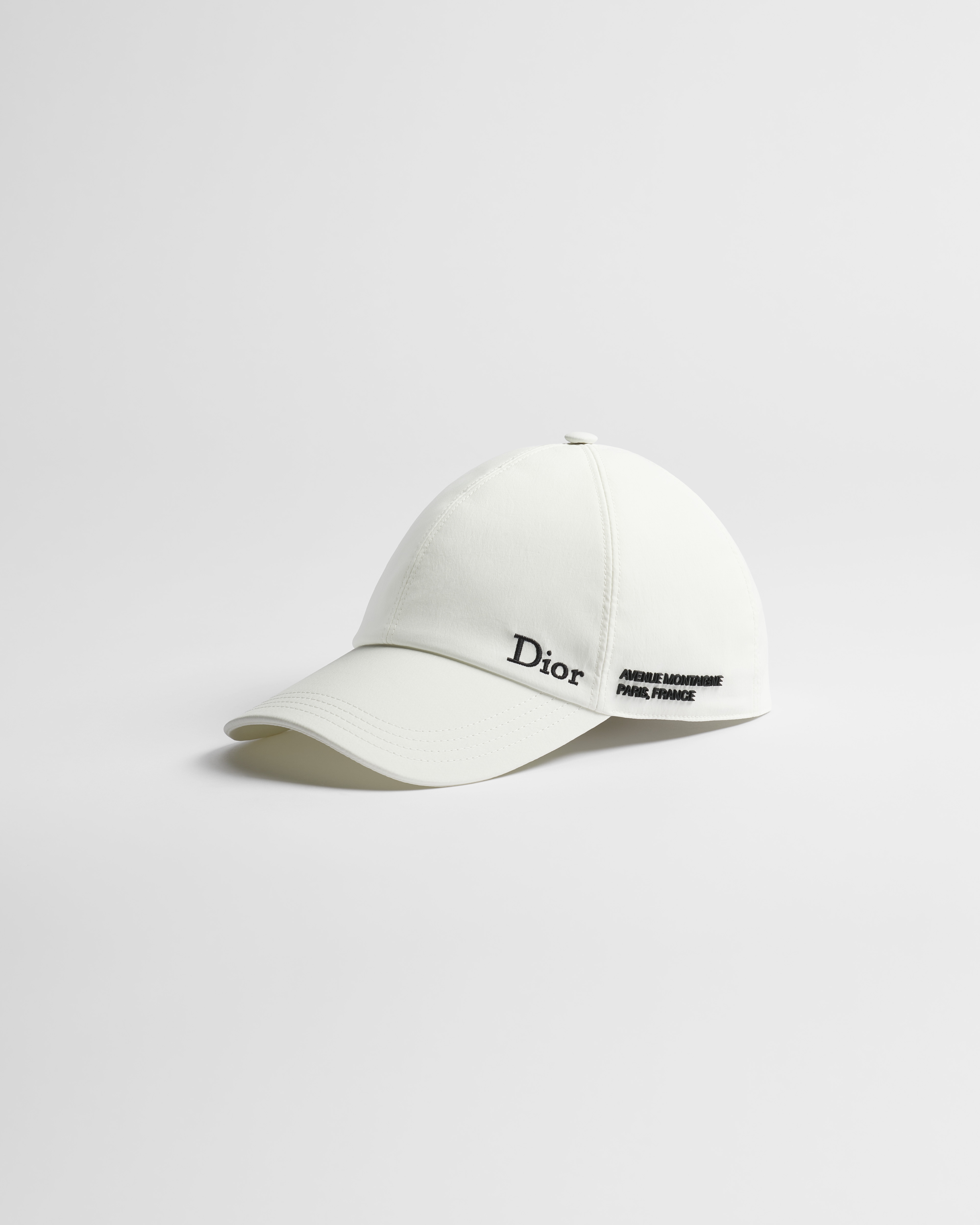 Gorra Dior Montaigne Tejido técnico blanco E03