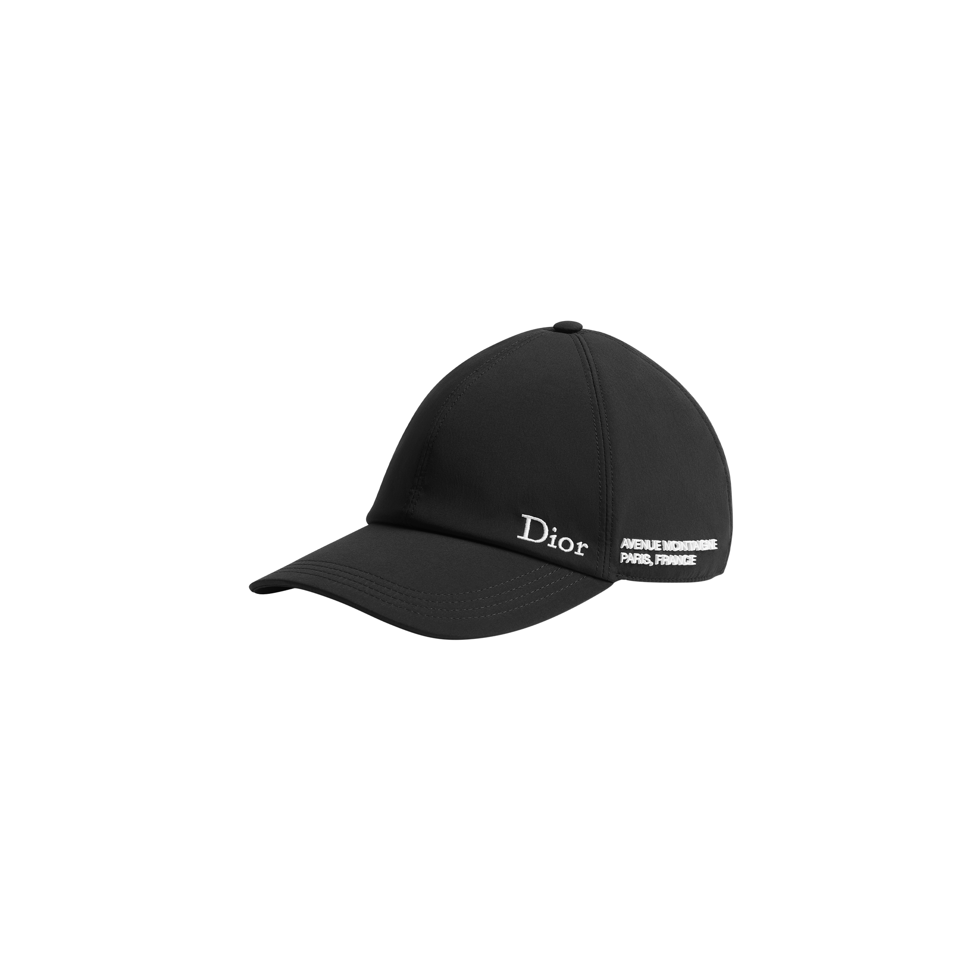 Dior Montaigne Cap Black Technical Fabric E03
