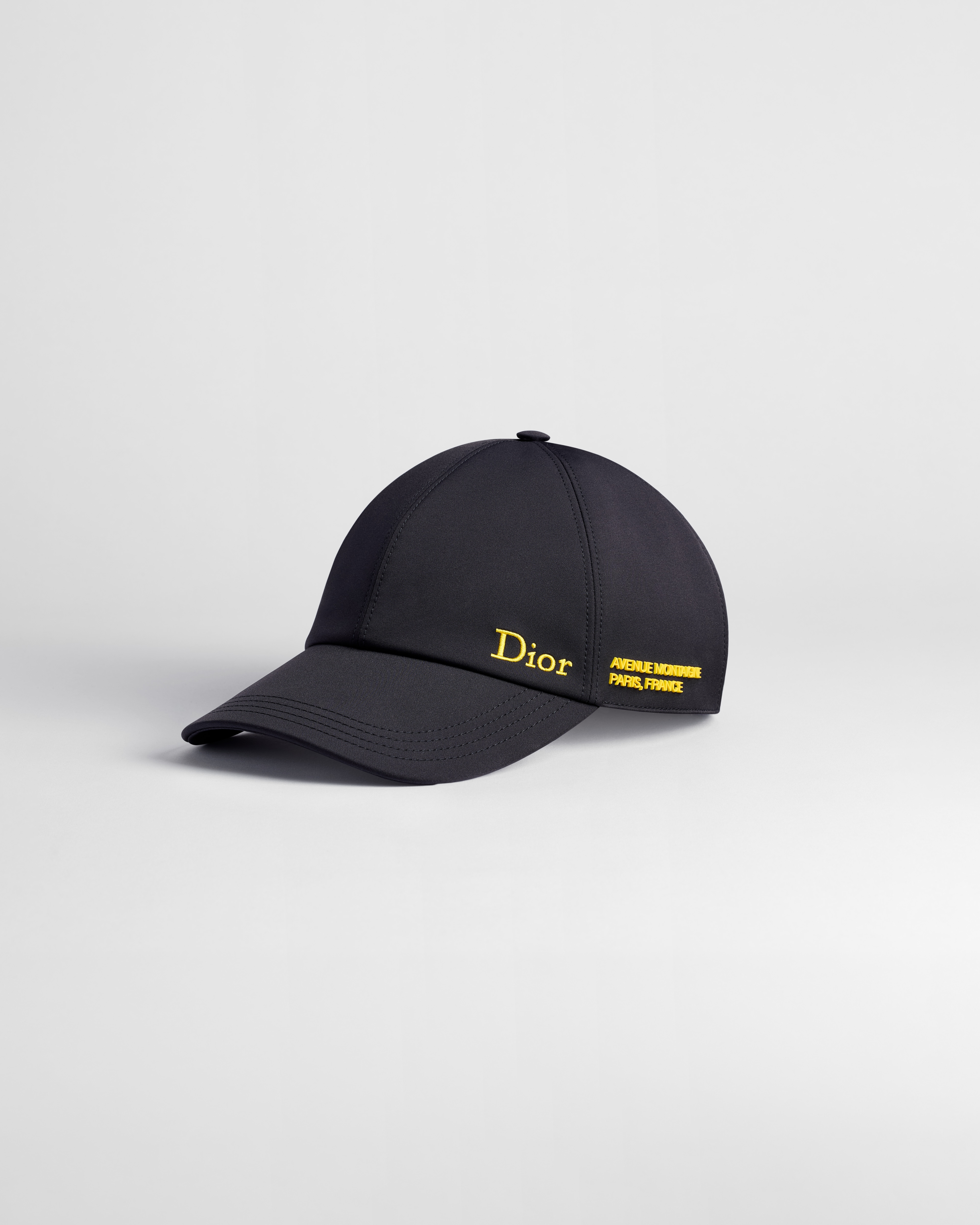 Casquette Dior Montaigne DiorAlps Tissu technique déperlant bleu marine E03