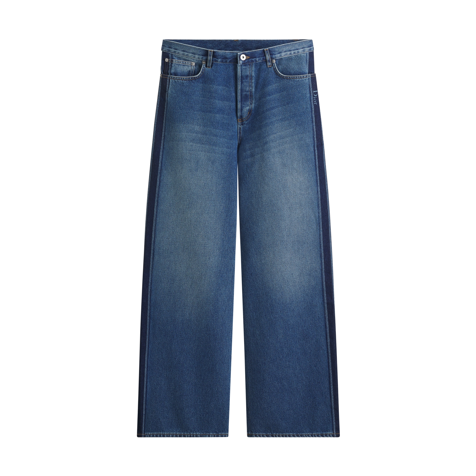 Baggy Jeans Blue Cotton Twill | DIOR