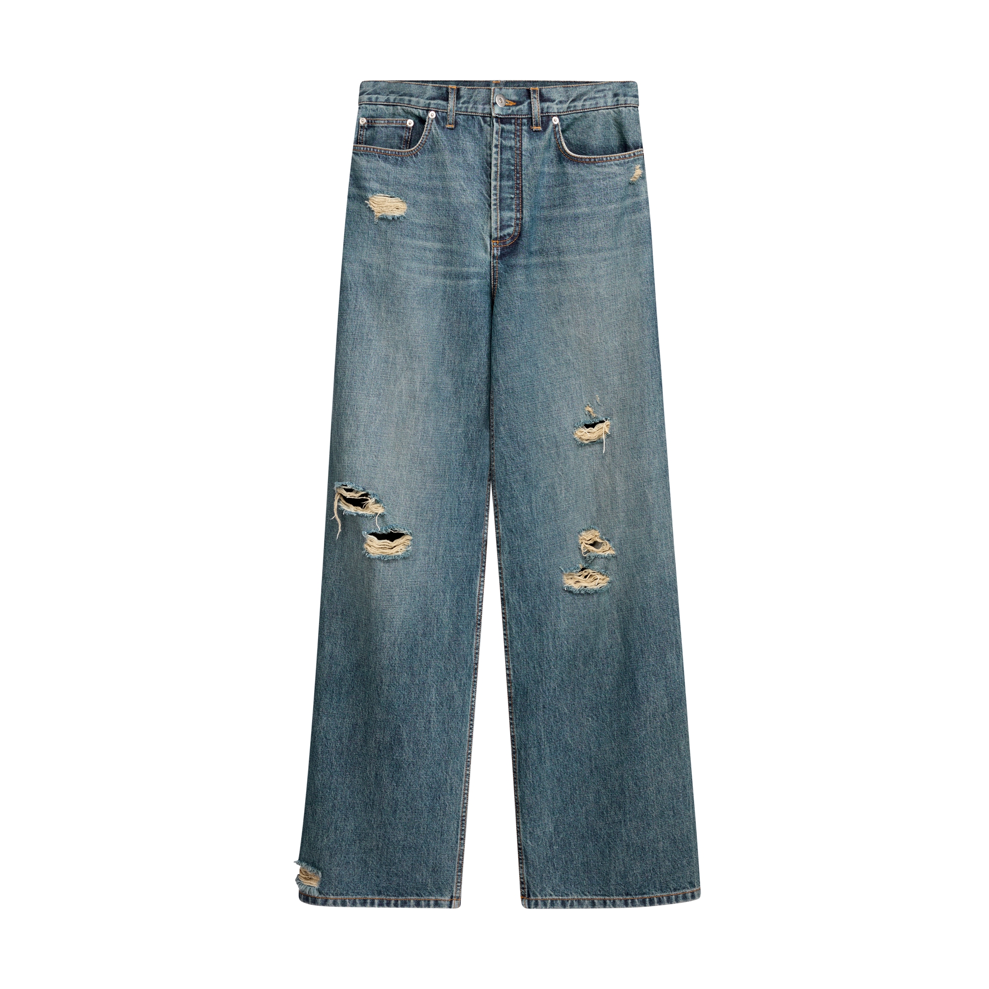 Baggy Jeans Blue Cotton Twill | DIOR