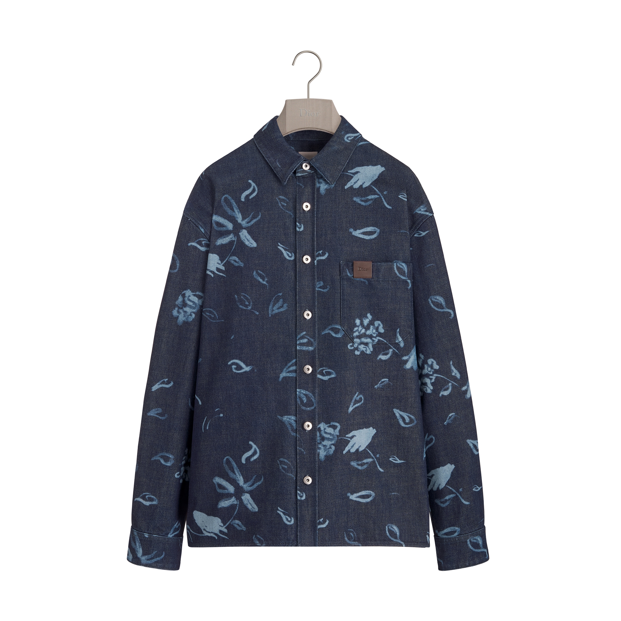 Dioriviera Overshirt Blue Cotton Twill | DIOR