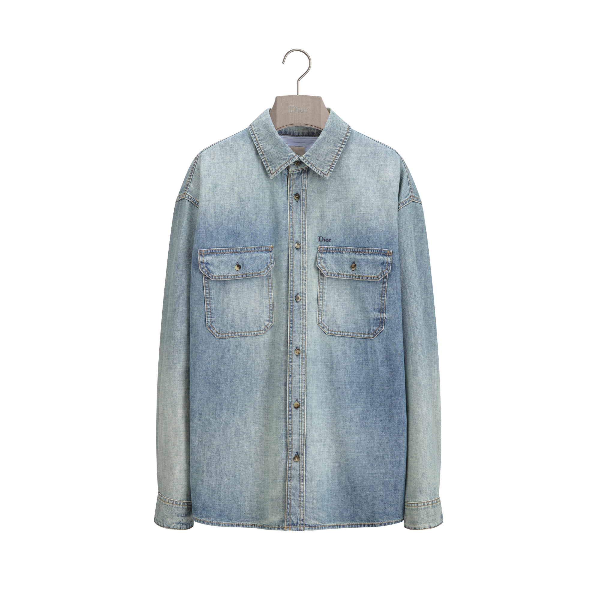 Overshirt Blue Cotton | DIOR