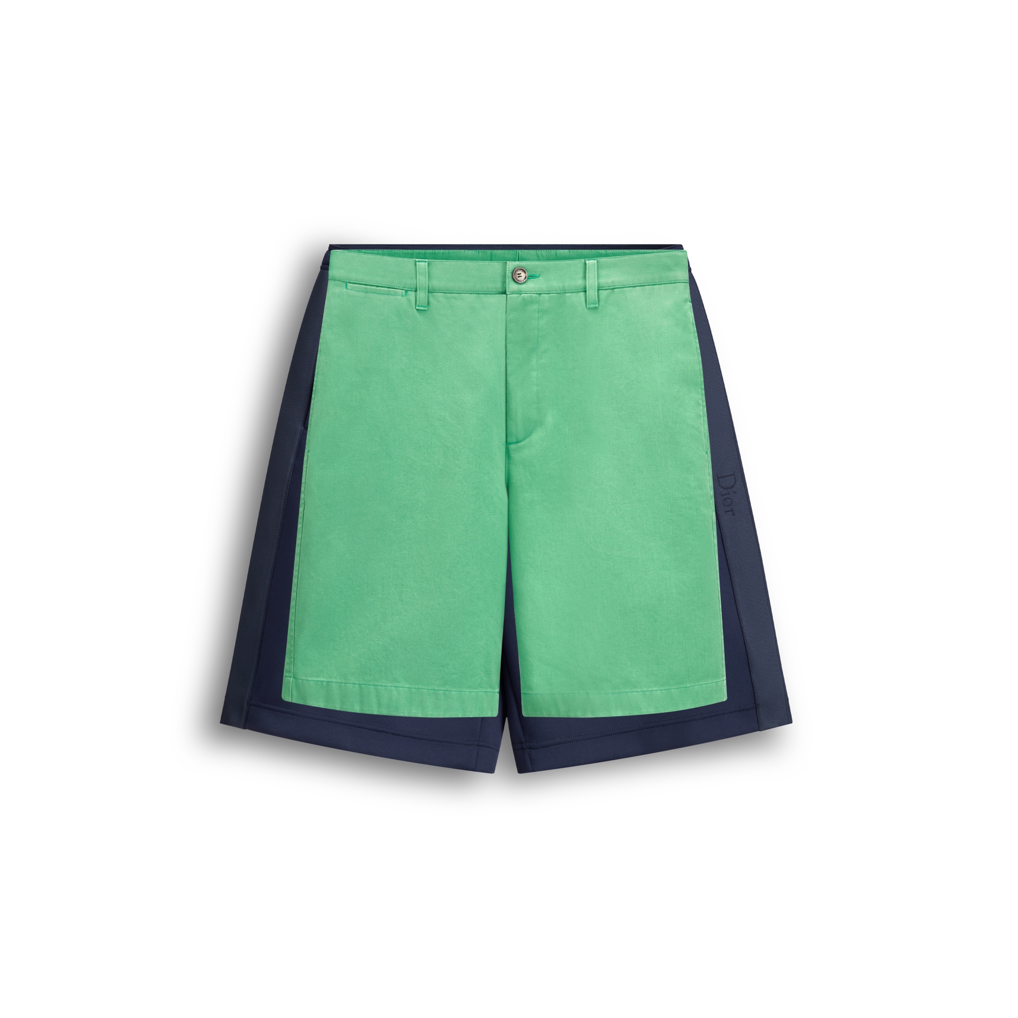 Bermuda Shorts Navy Blue Technical Jersey E01