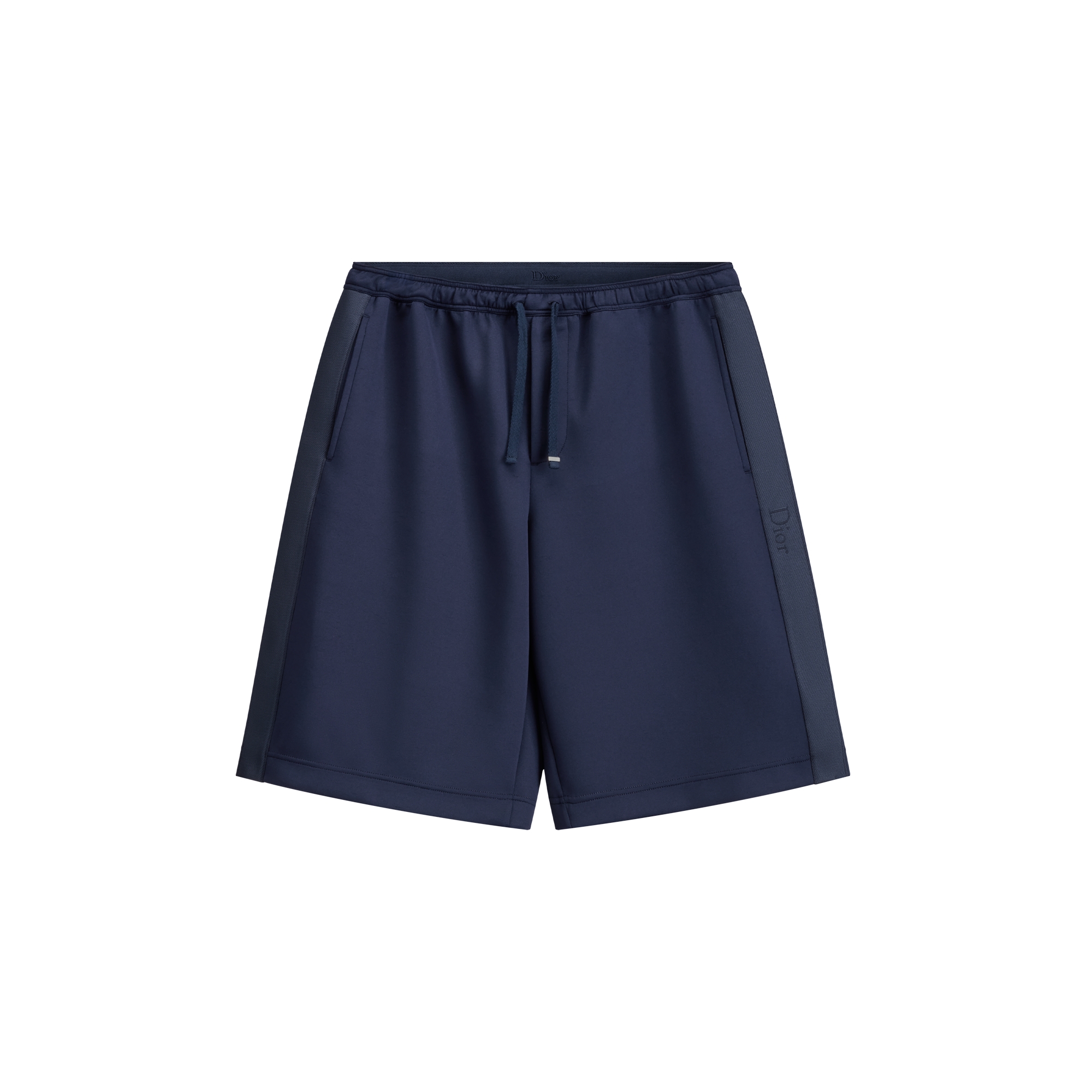 Bermuda Shorts Navy Blue Technical Jersey E01