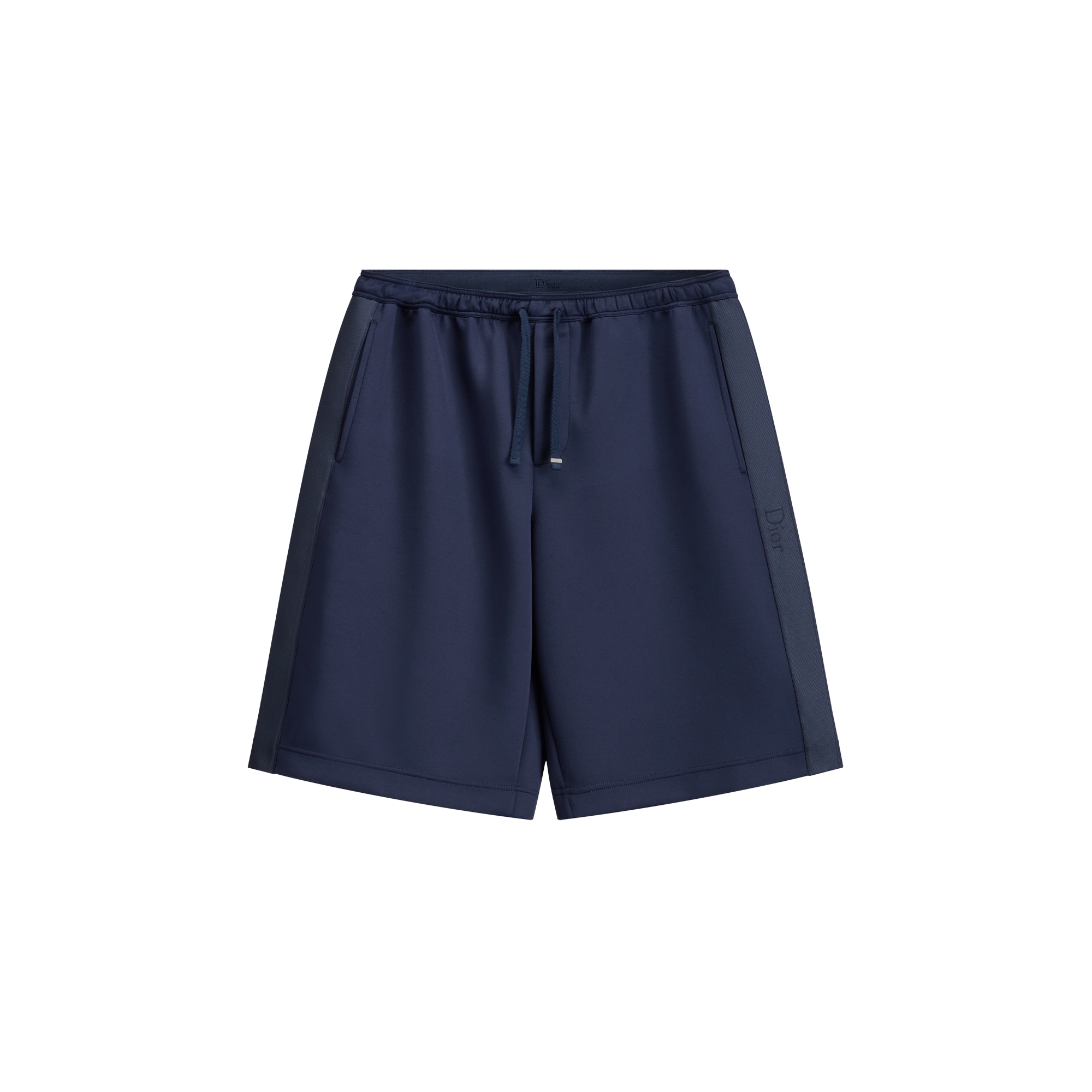 Bermuda Shorts Navy Blue Technical Jersey E01