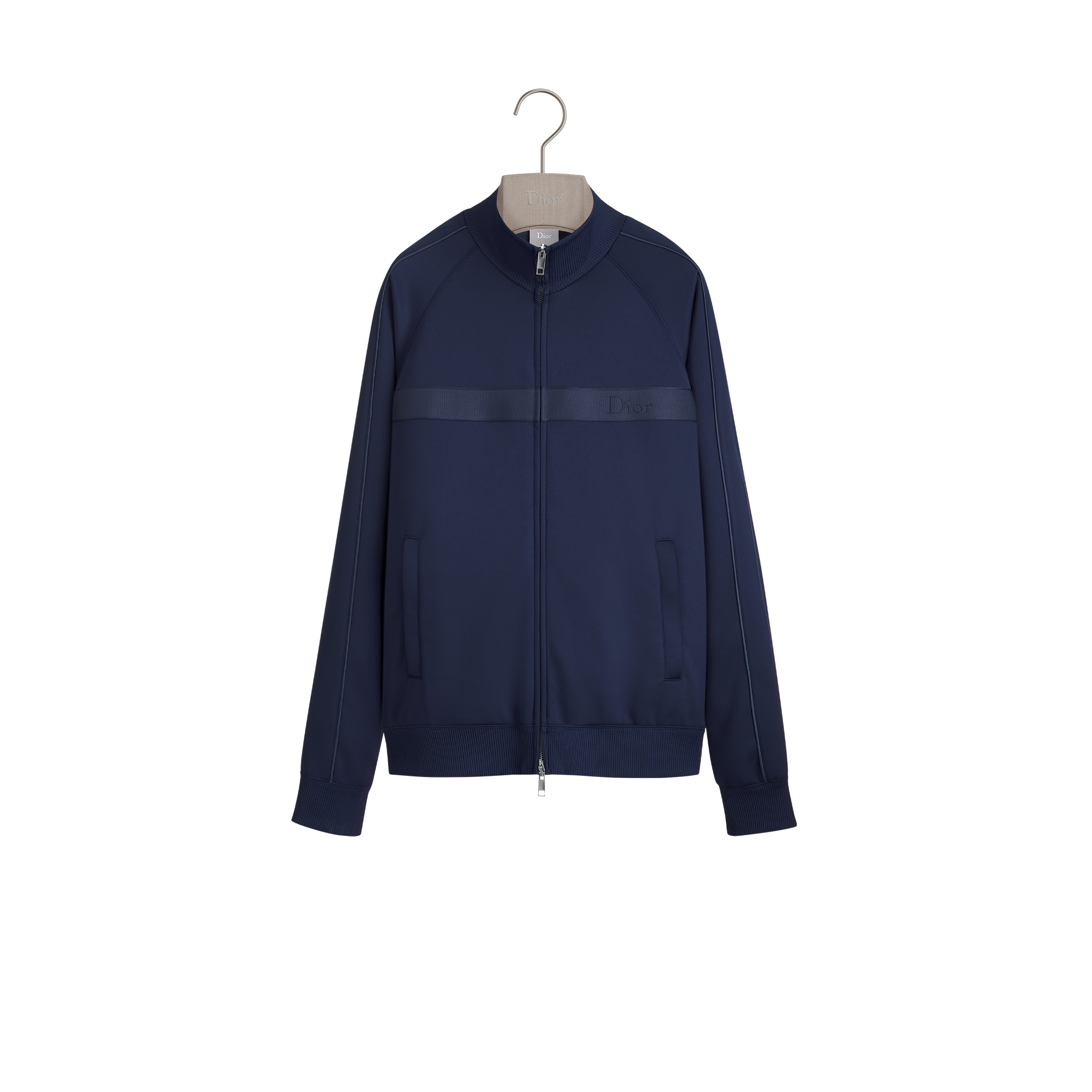 Track Jacket Navy Blue Technical Jersey E01
