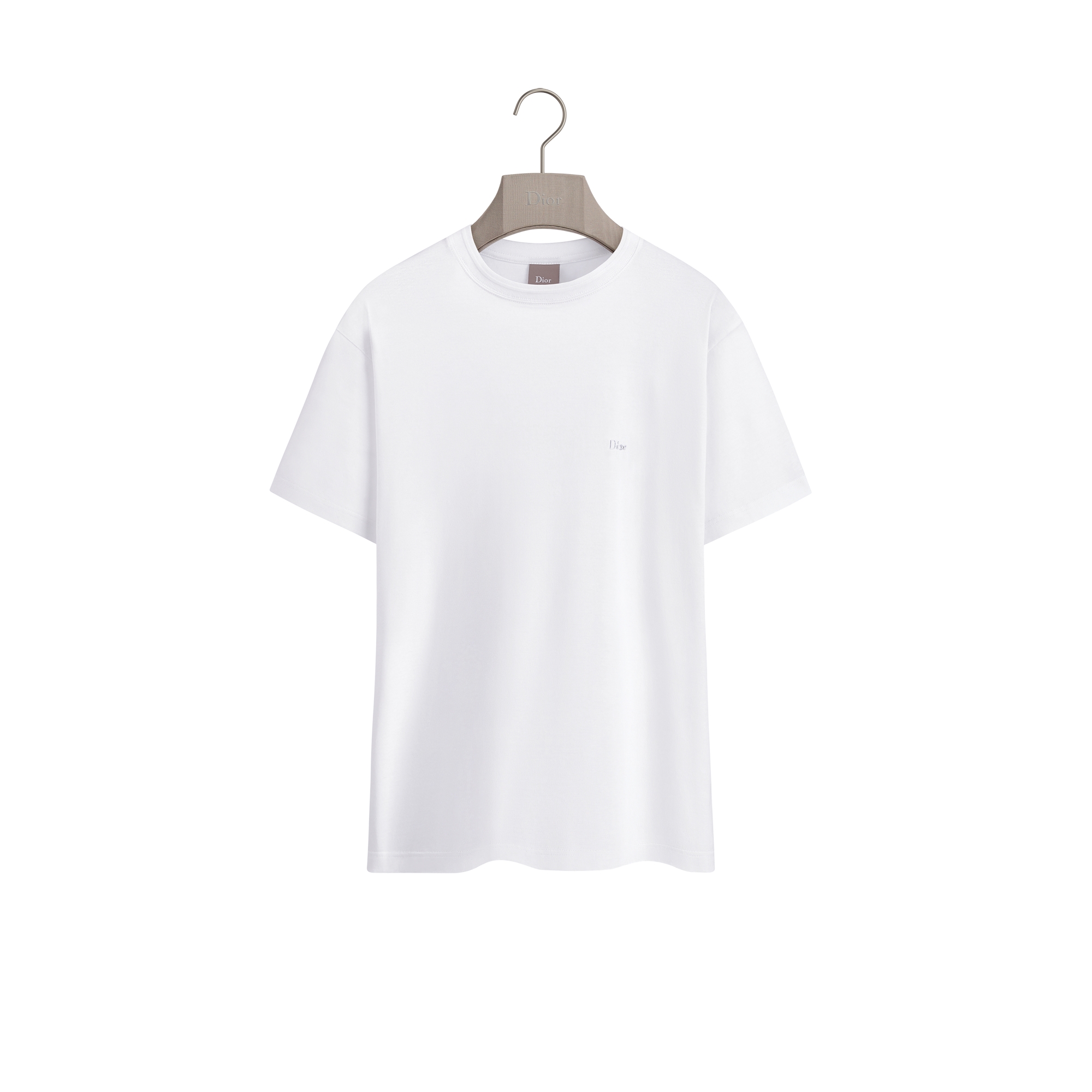 Dior グラデーション Tシャツ 12M T-Shirt with Dior Secret Garden Motif, Relaxed Fit White Cotton