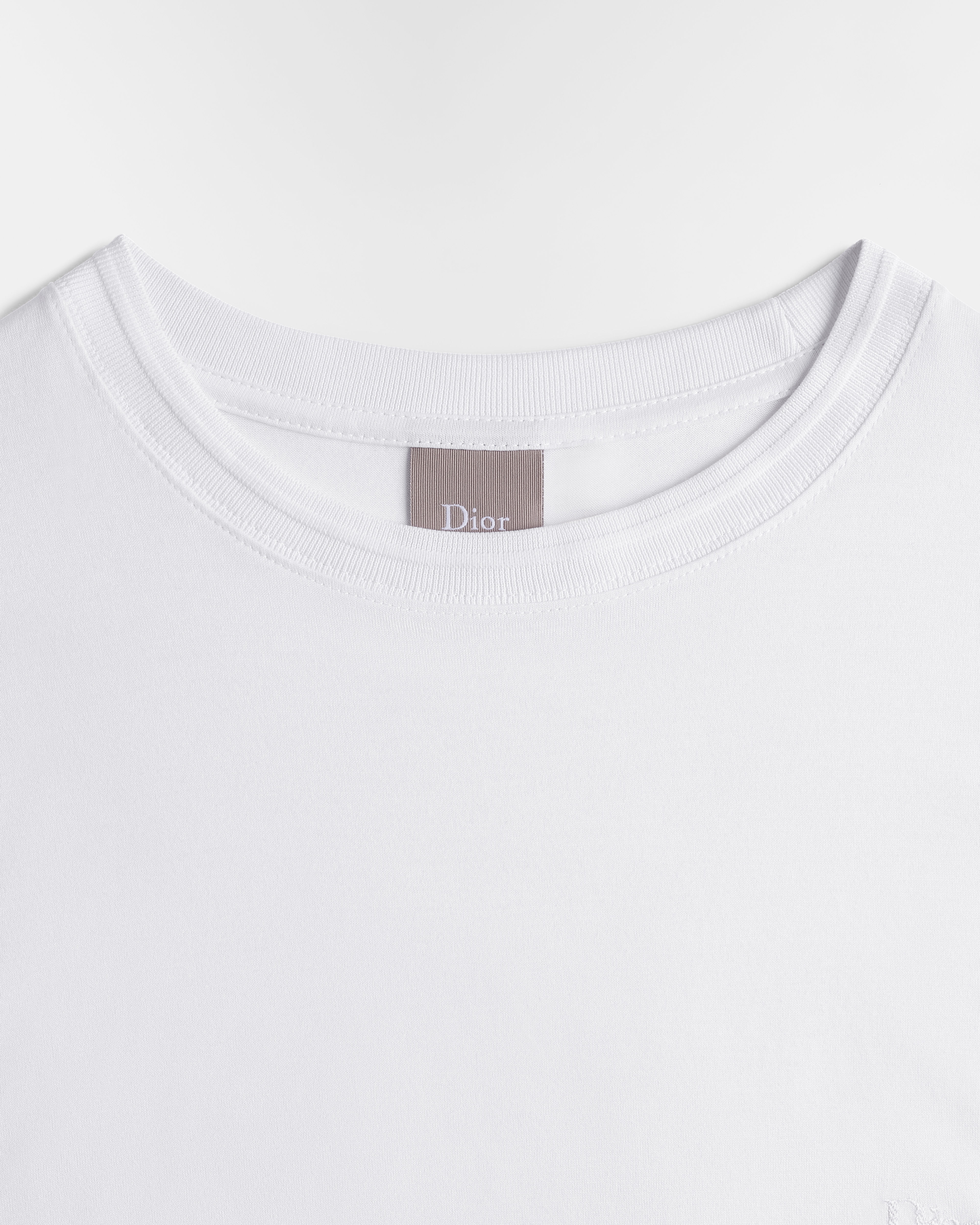 T-Shirt with Dior Embroidery, Relaxed Fit