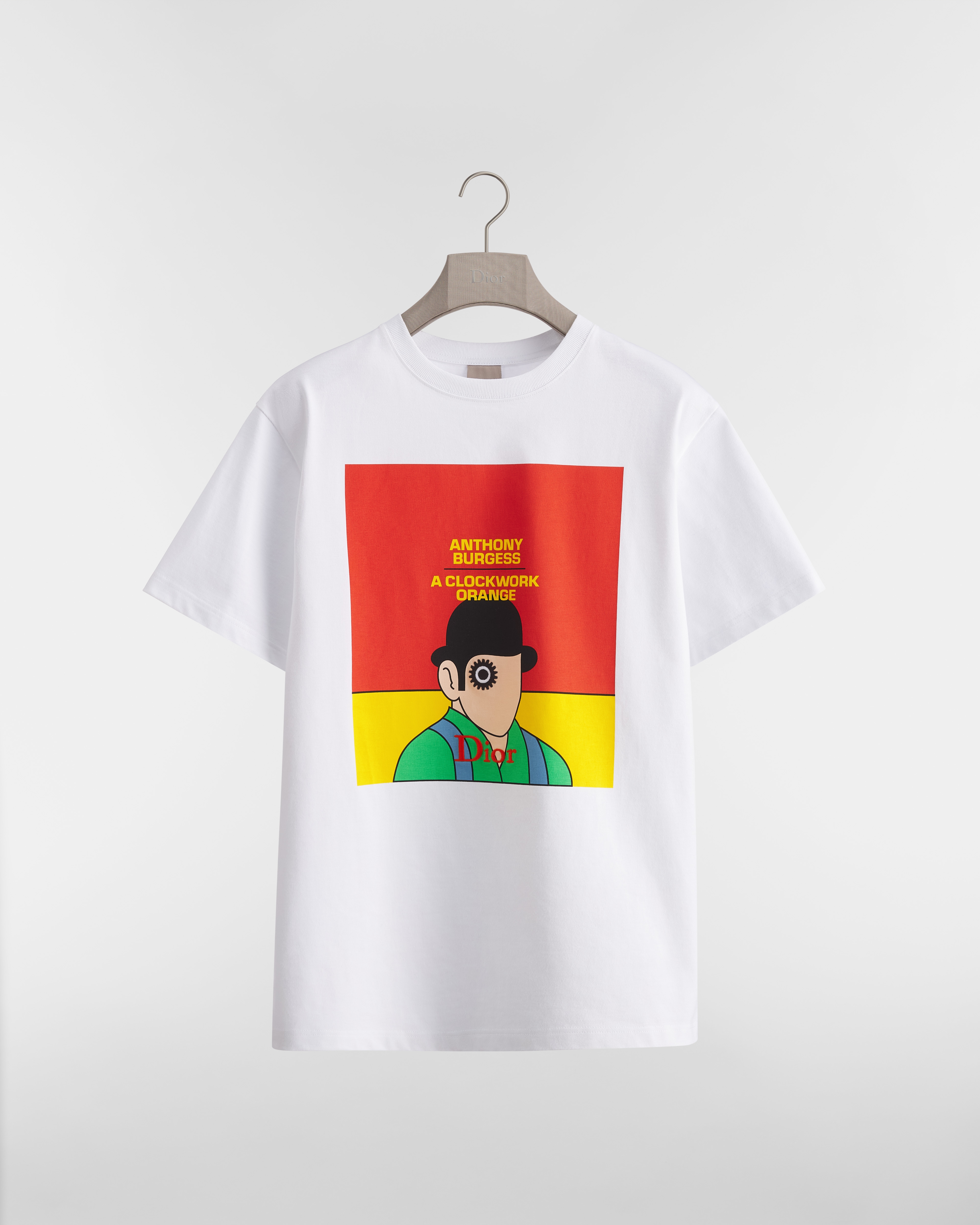 Camiseta con estampado Book Cover, corte relajado Punto de algodón multicolor E01