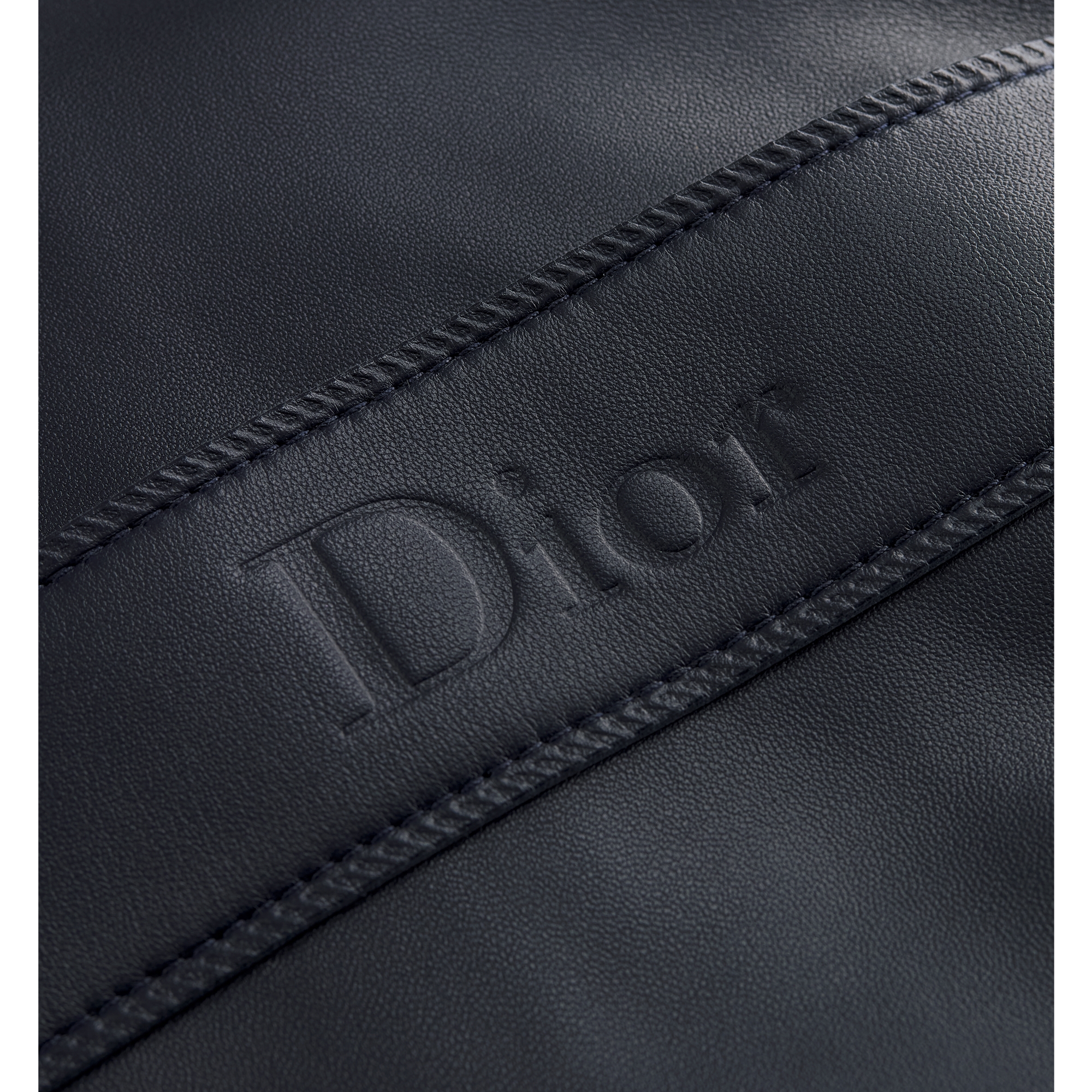 Zipped Jacket Navy Blue Lambskin E10