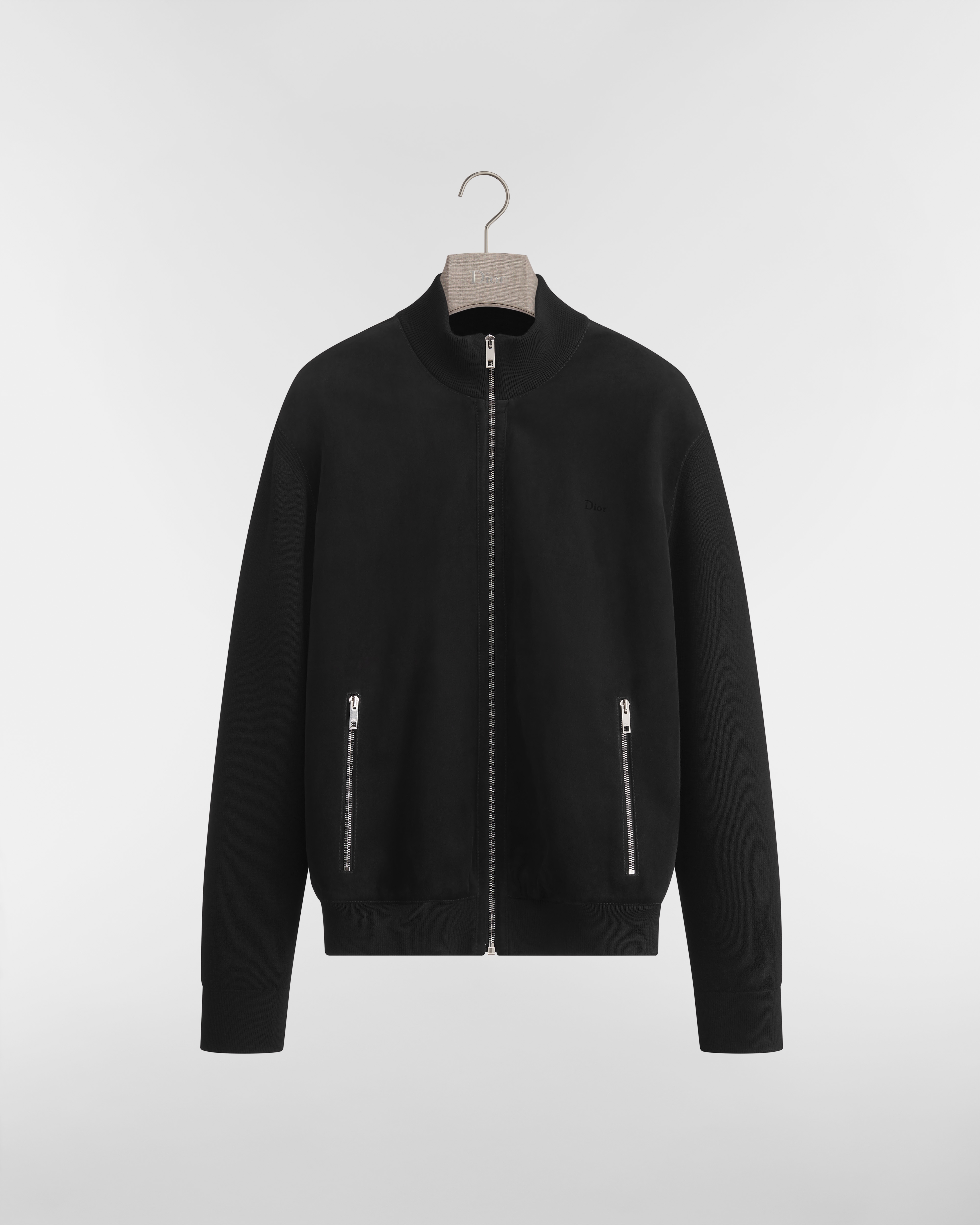 Zipped Jacket Black Lambskin E01