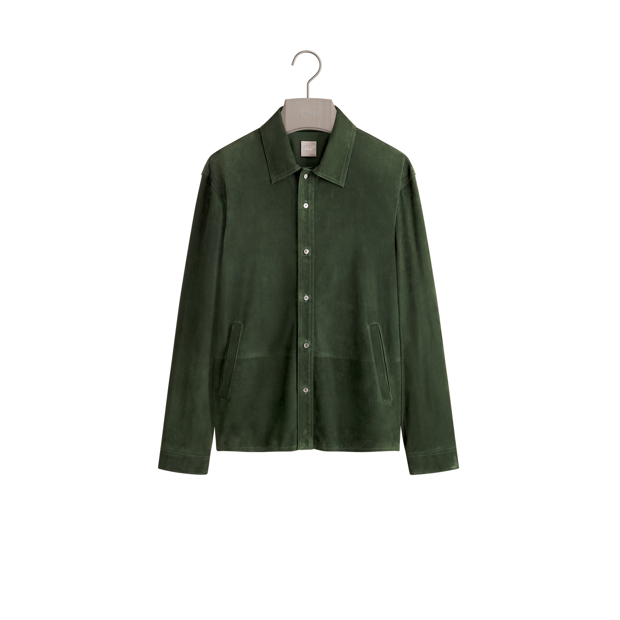 Overshirt Deep Green Lambskin E01
