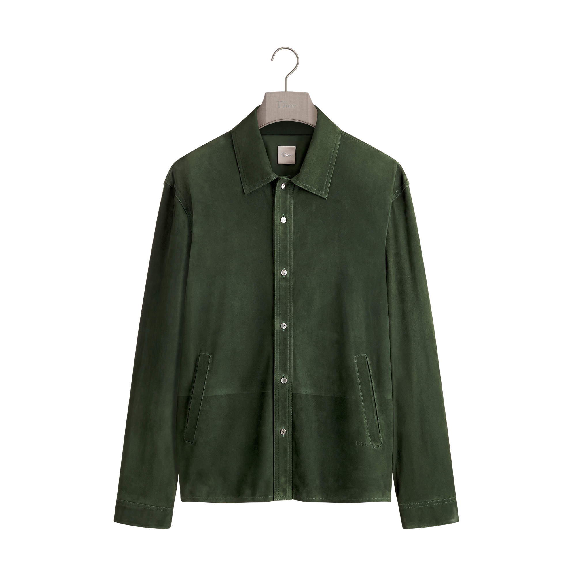 Overshirt Deep Green Lambskin E01