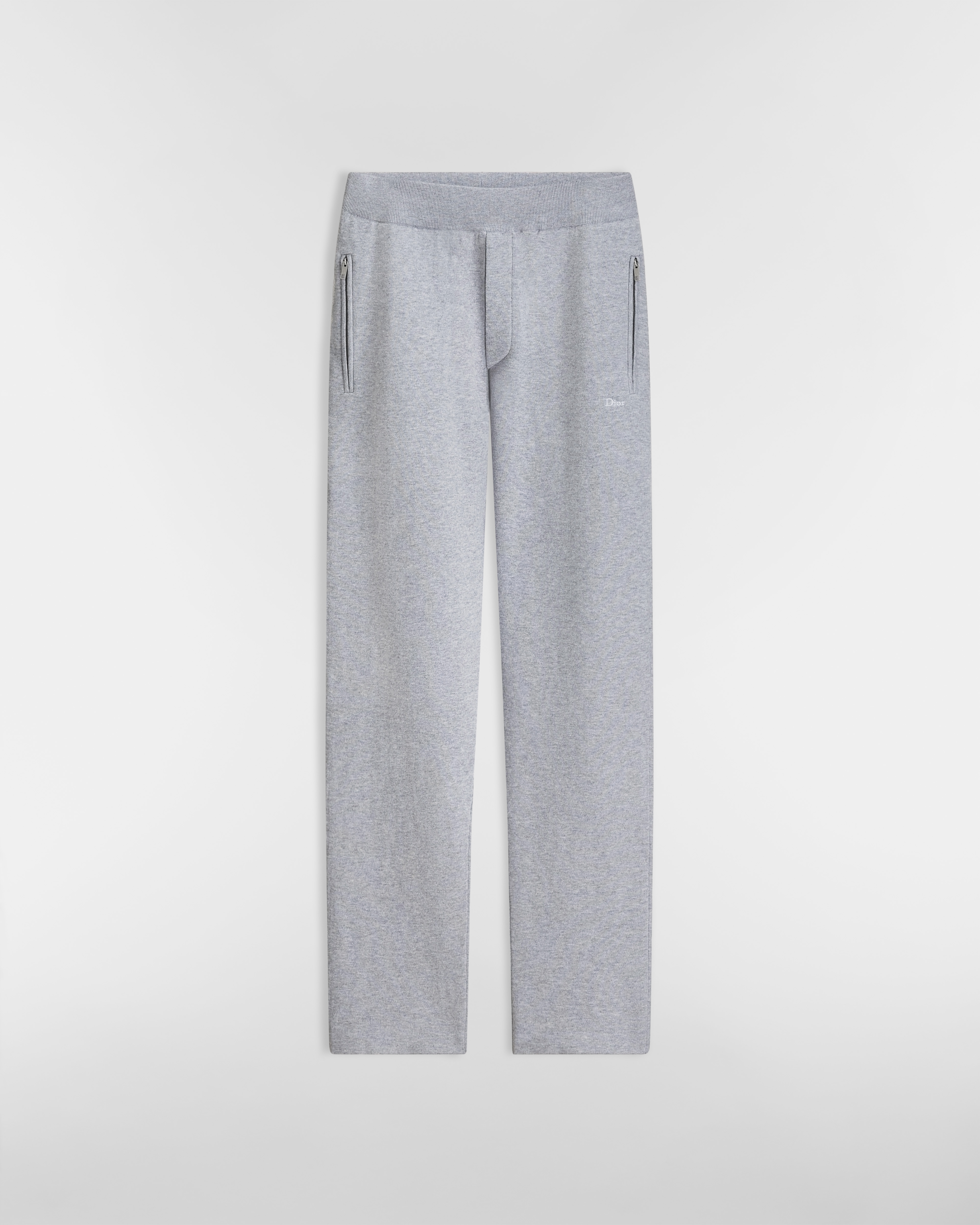Pantalon de jogging Dior Oblique Jacquard de coton mélangé gris E01