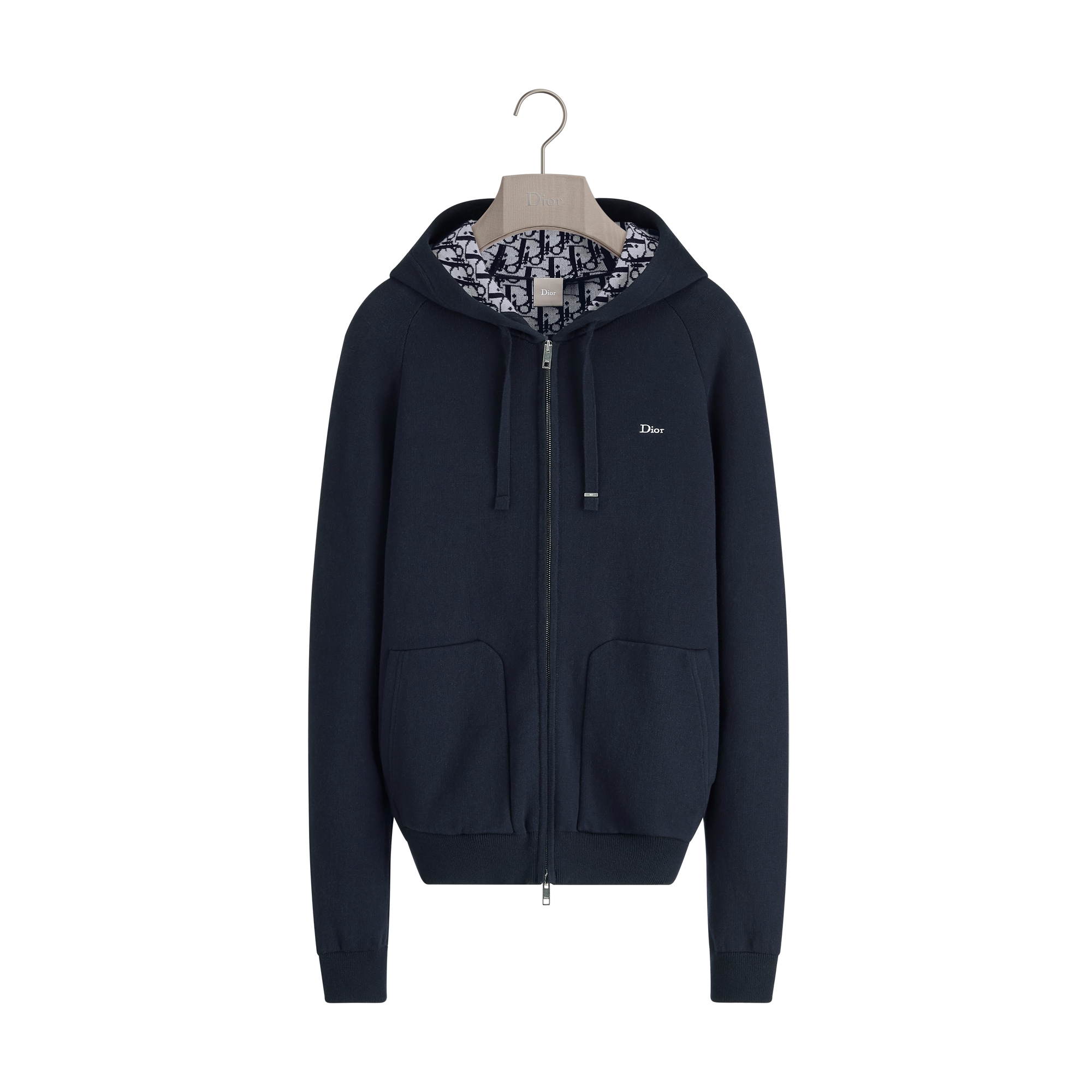  Blue Cotton-Blend Jacquard