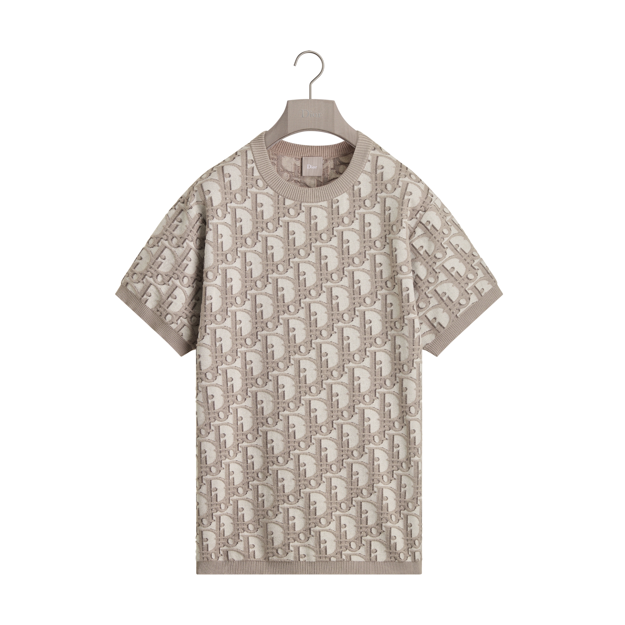  Jacquard de algodón, lana y seda beige