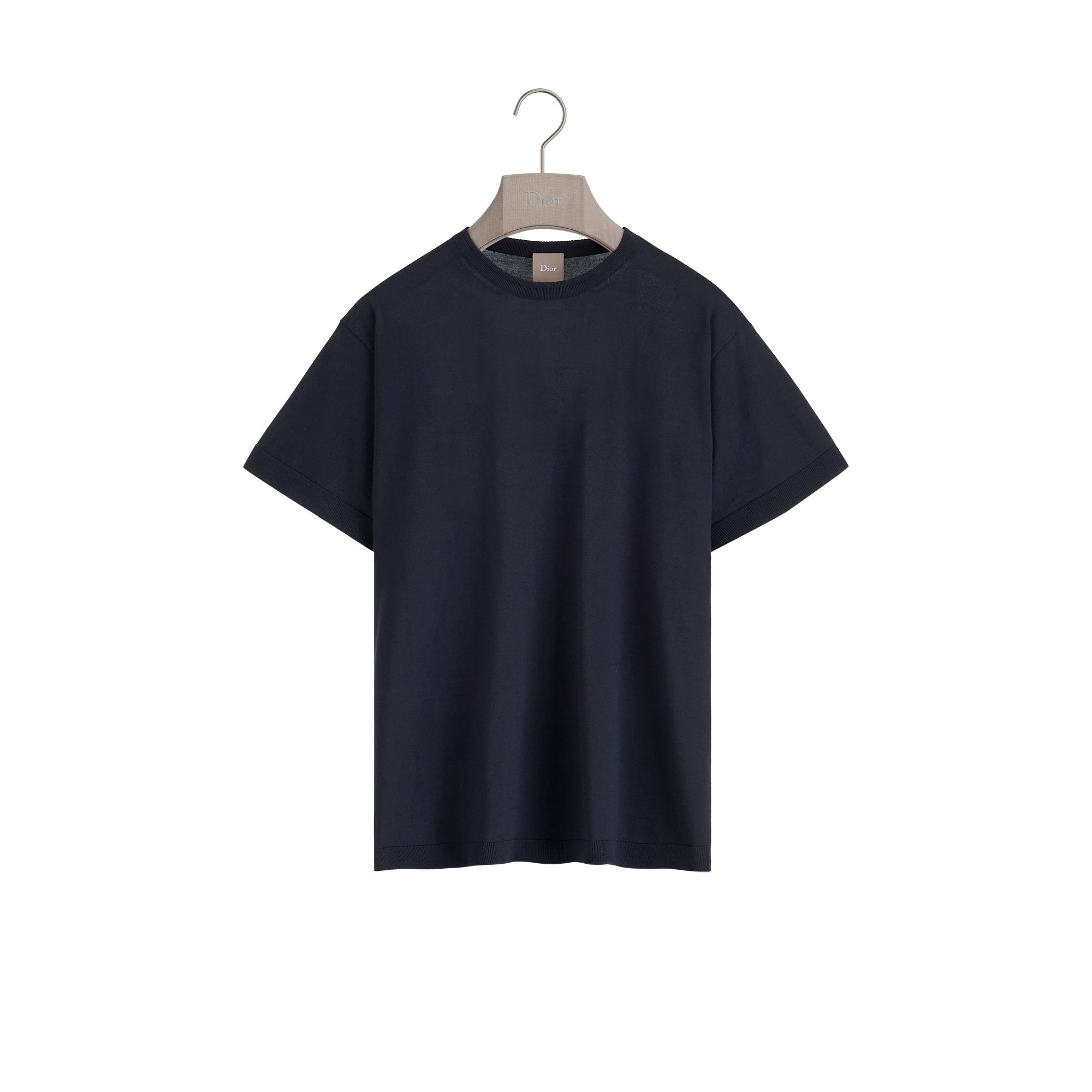  Woll- und Seidenstrick in Marineblau