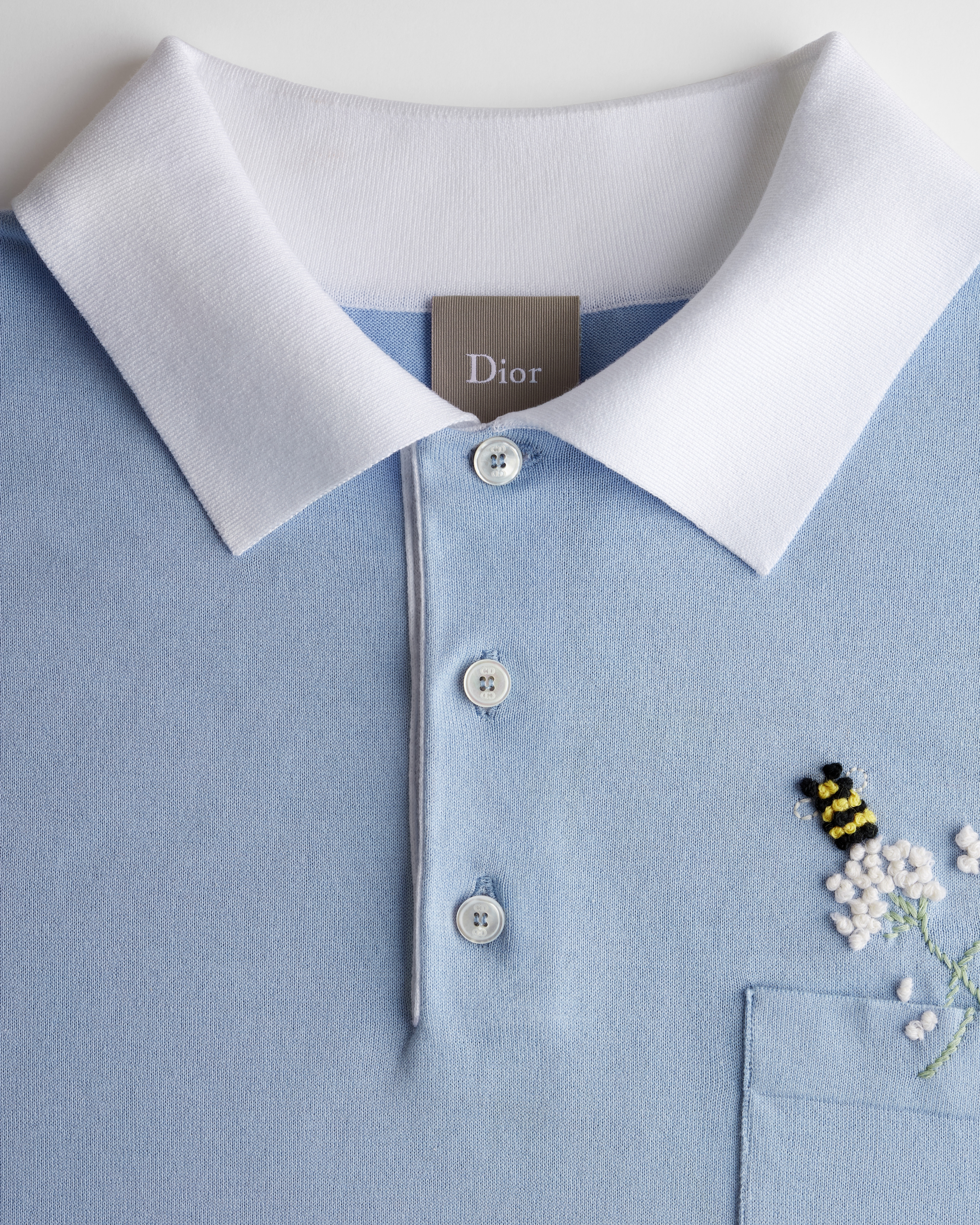 Dior Flower Bee Polo Shirt, Regular Fit
