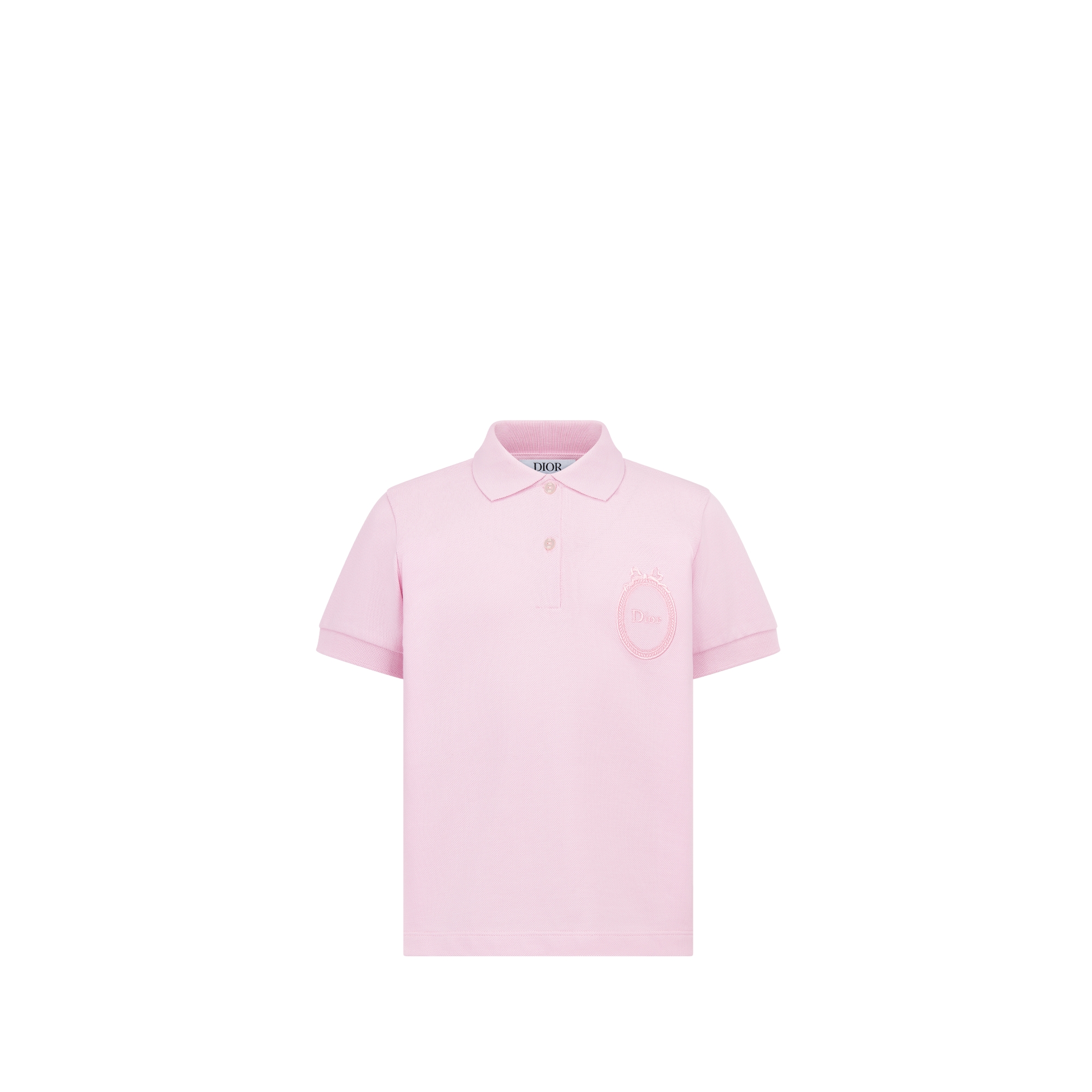 Kids' Polo Shirt Lilac Cotton Piqué E01