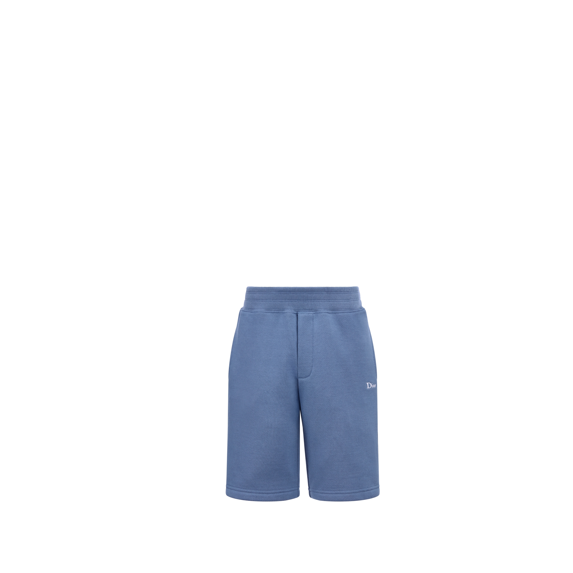 Short de jogging enfant Molleton de coton bleu E01
