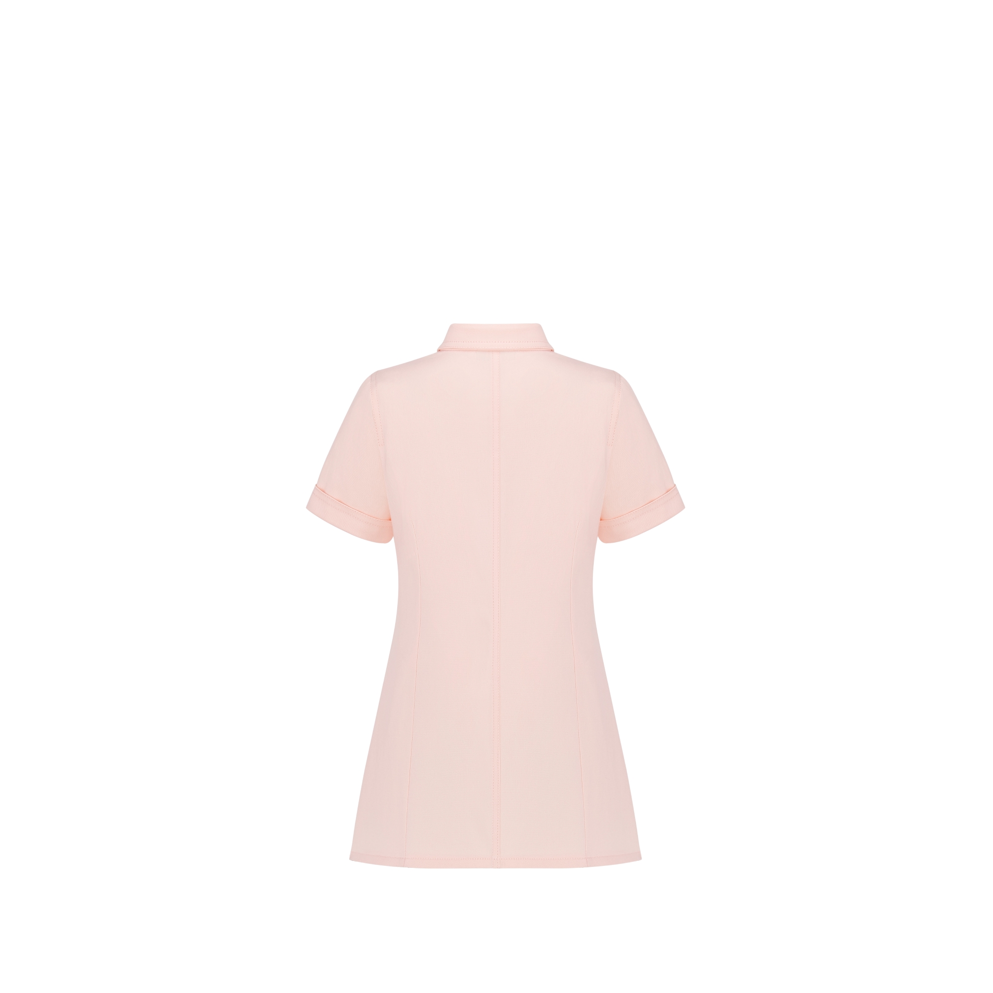 Kids' A-Line Dress Pale Pink Cotton Gabardine E08