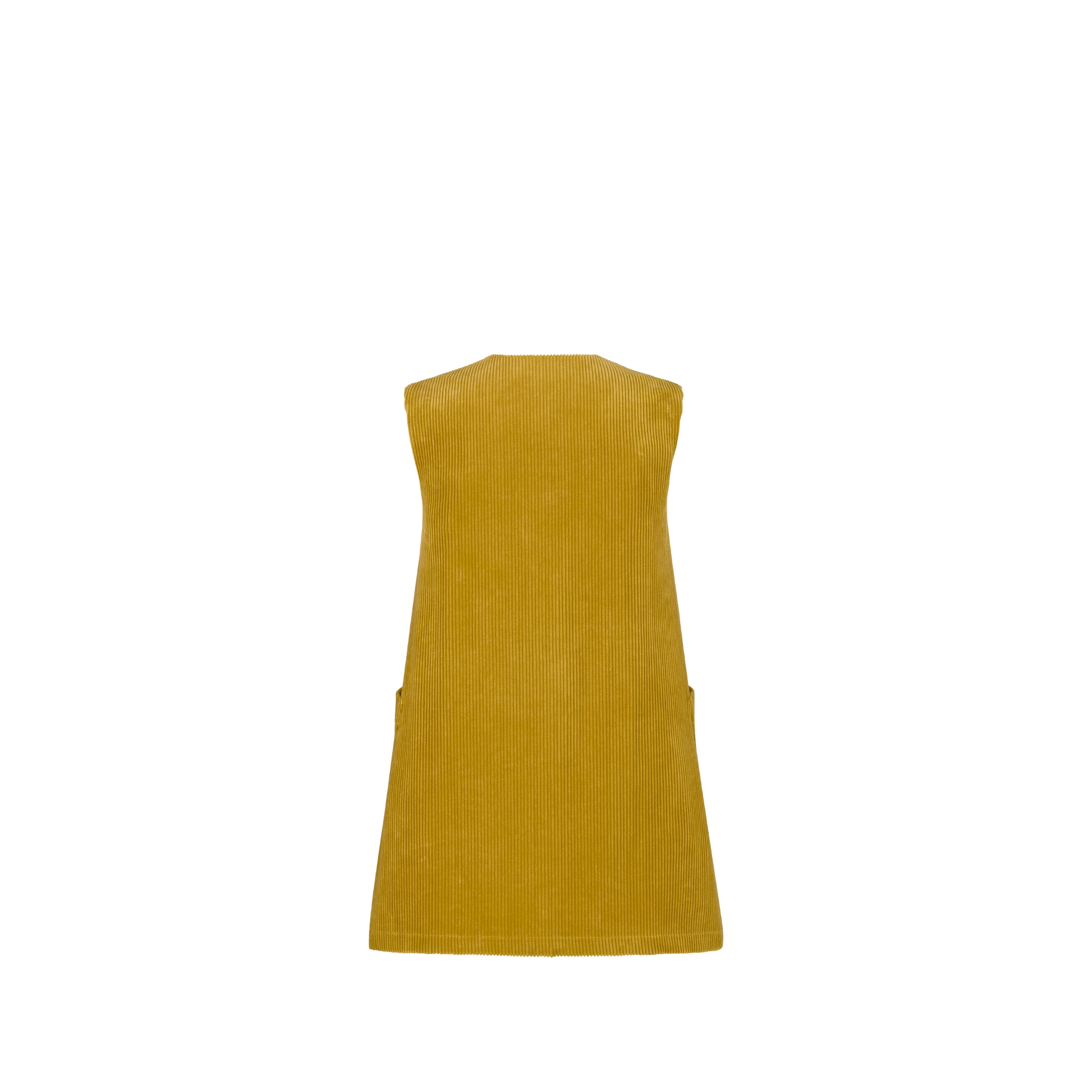 Kids' A-Line Dress Ochre Corduroy E08