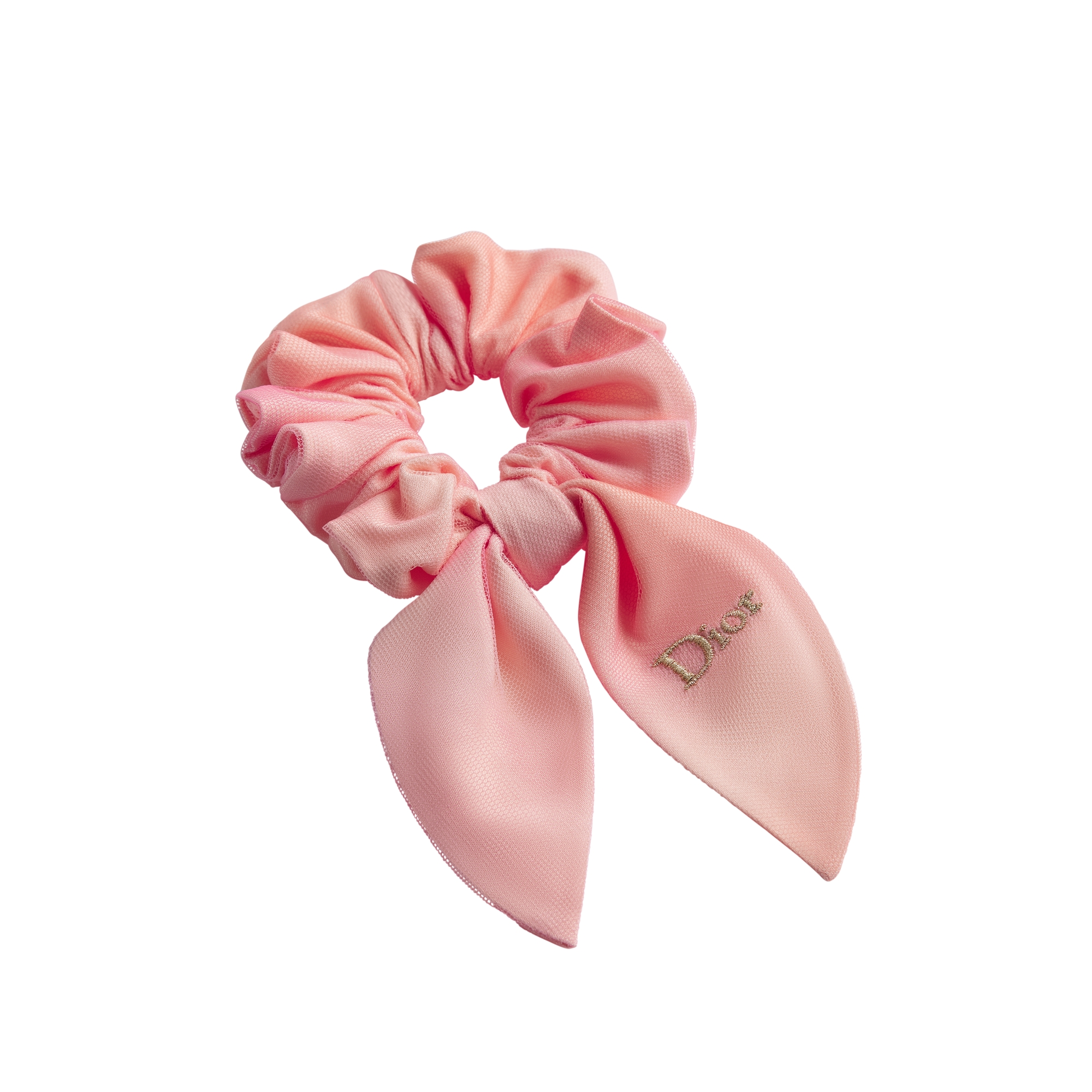 Kids' Scrunchies Pink Multicolor Tulle, Yellow Cotton Guipure and Pink Lily of the Valley Cotton Poplin E03