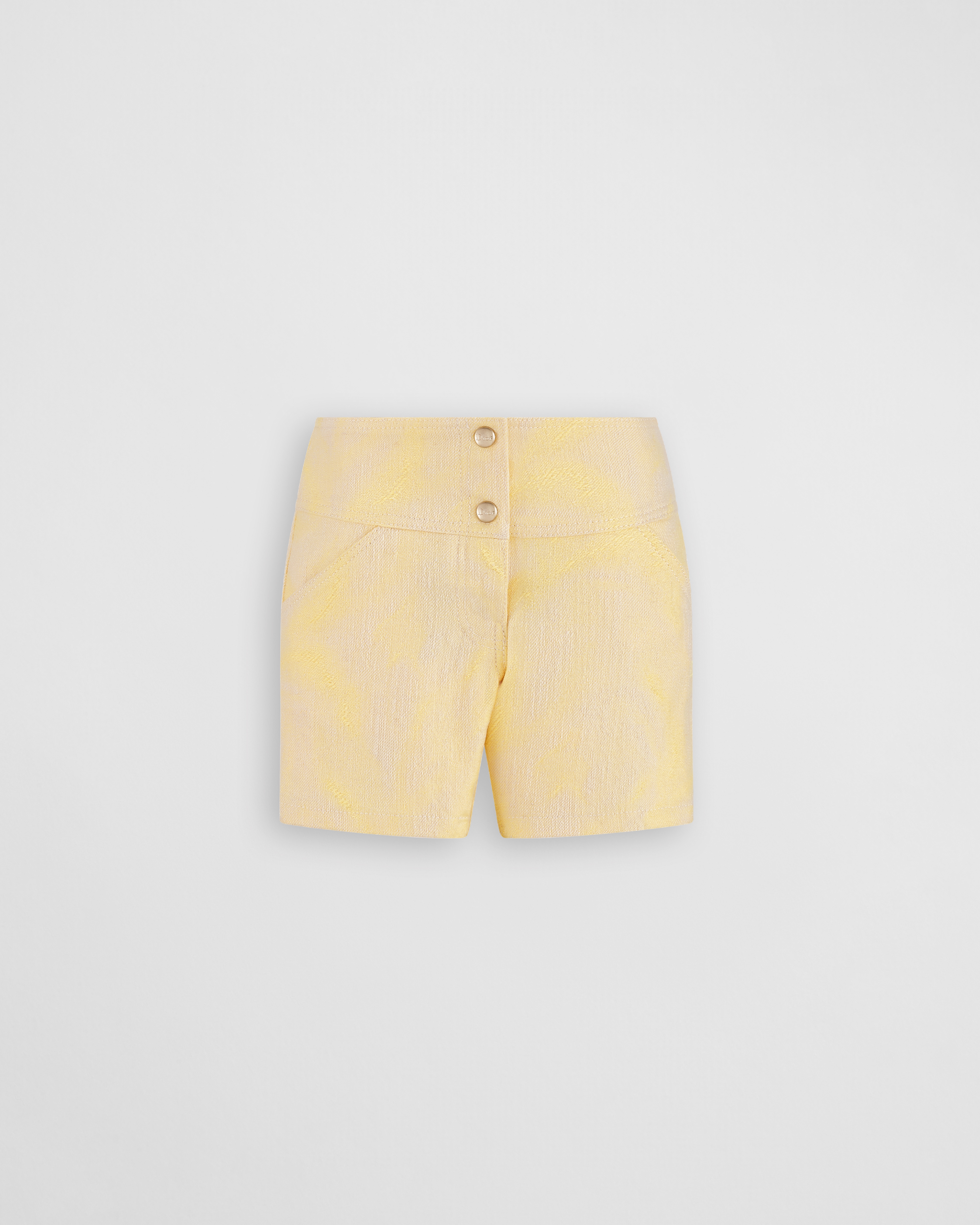 キッズ ショートパンツ ジャカード コットンギャバジン E01