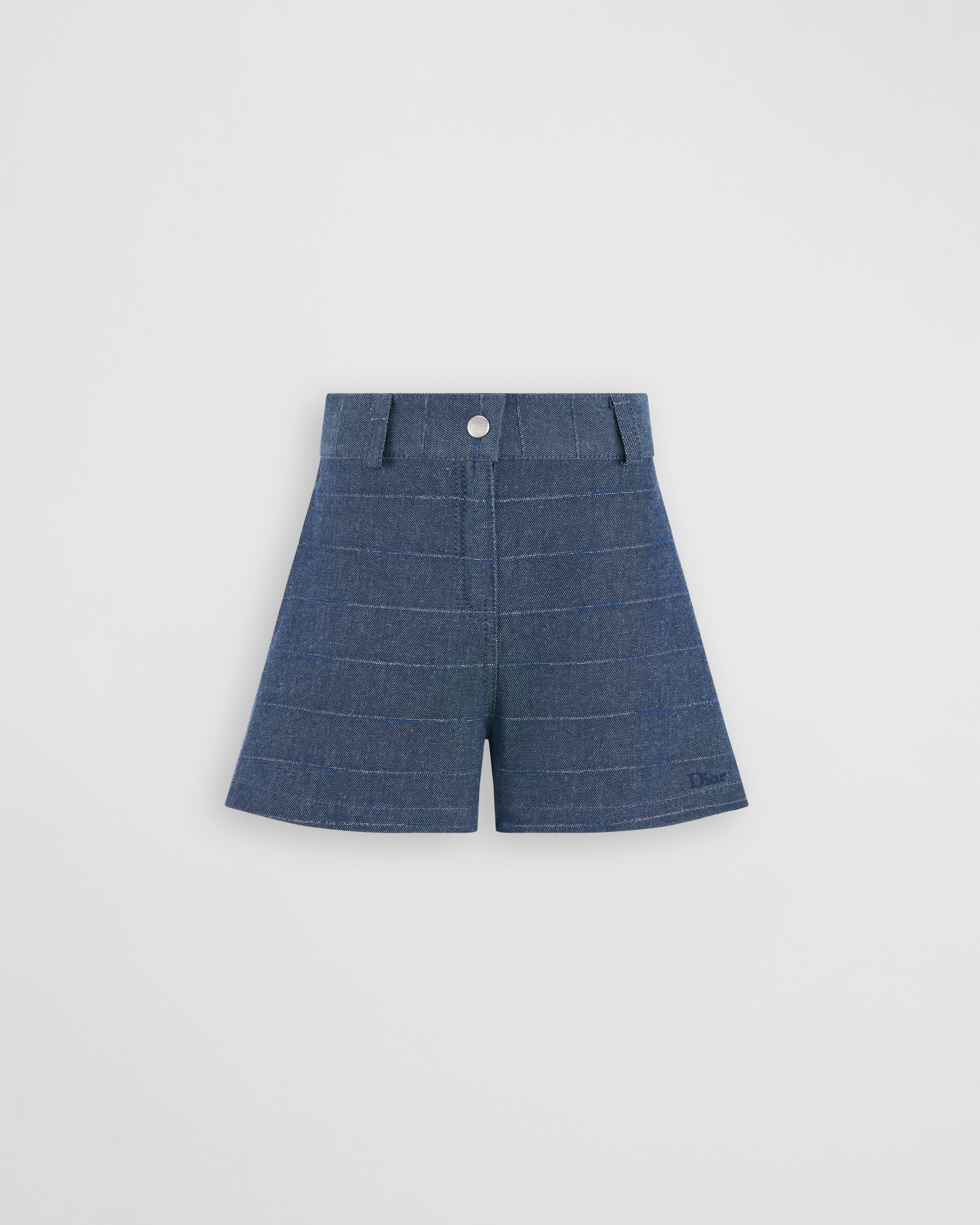キッズ ショートパンツ ジャカード コットンデニム E01