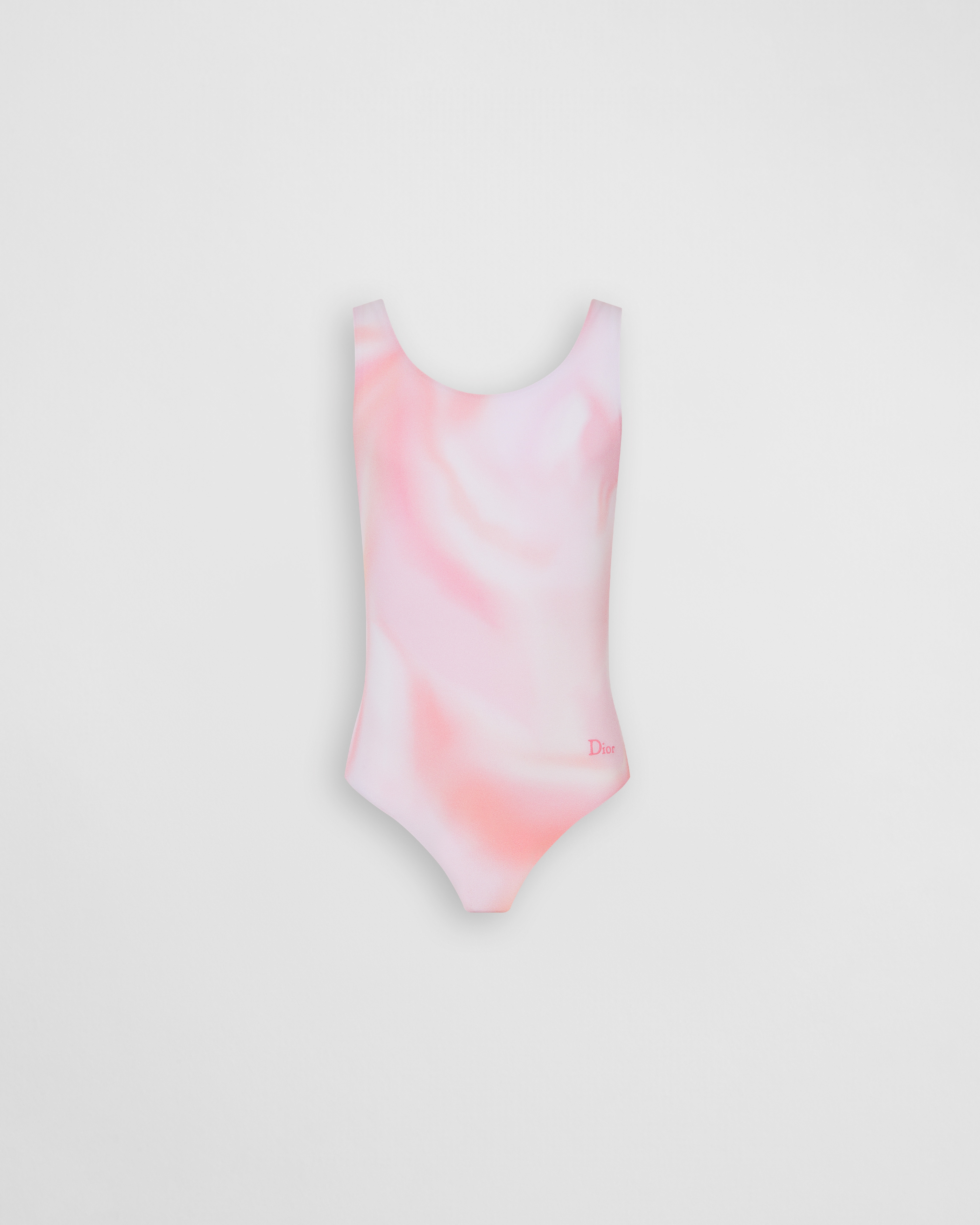 Costume da bagno intero per bambini Tessuto tecnico rosa e multicolore E01